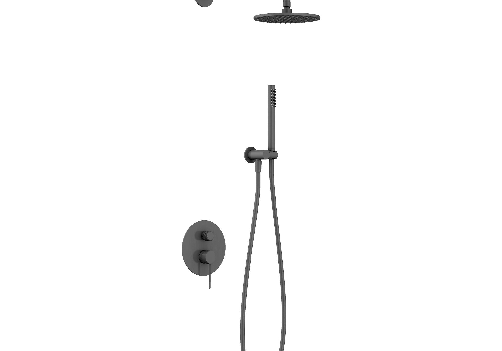 ZESTAW NATRYSKOWY PODTYNKOWY NORTHERN GUNMETAL BRUSHED OD MOBI NZP4250GMB