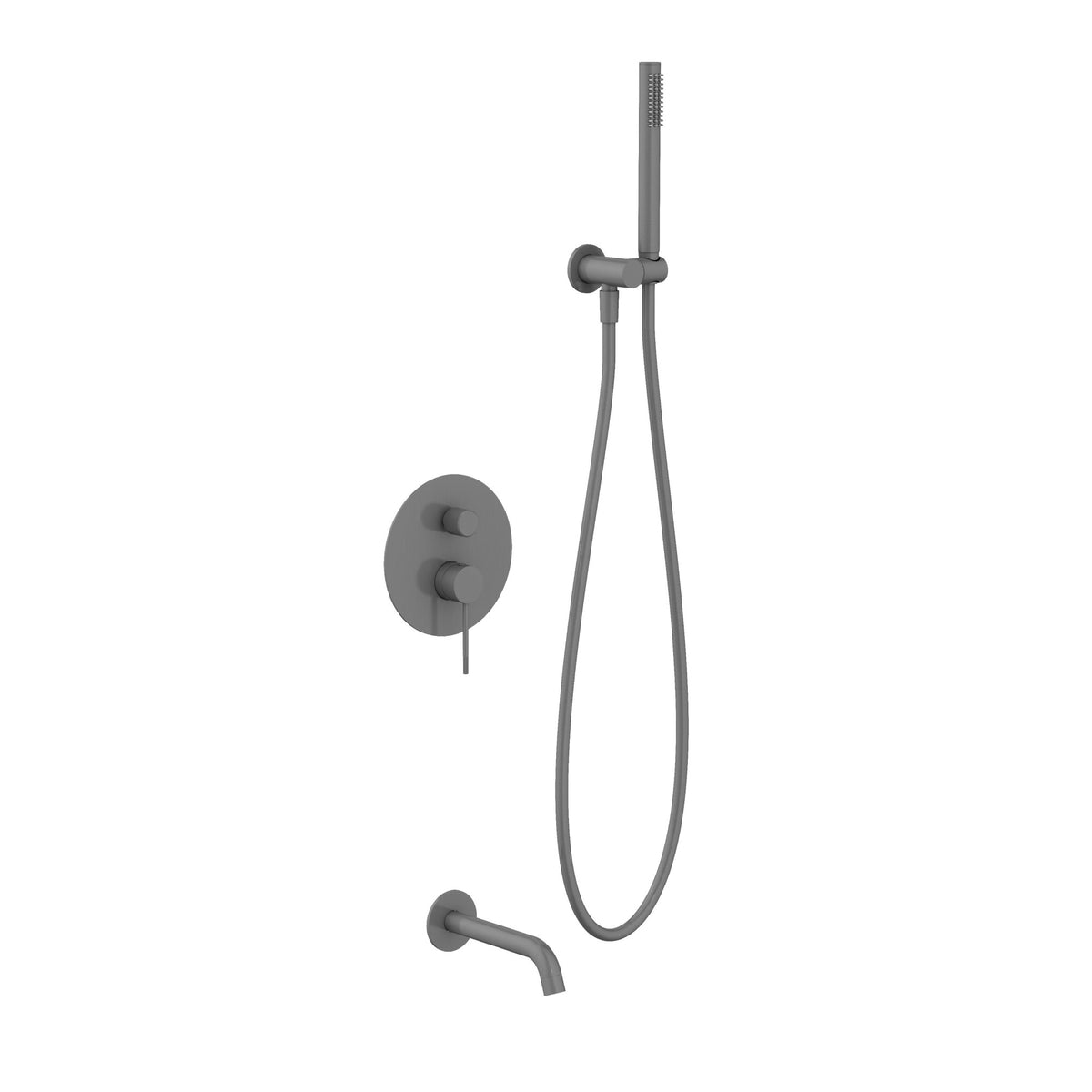 ZESTAW WANNOWY PODTYNKOWY NORTHERN GUNMETAL BRUSHED OD MOBI NZW4232GMB