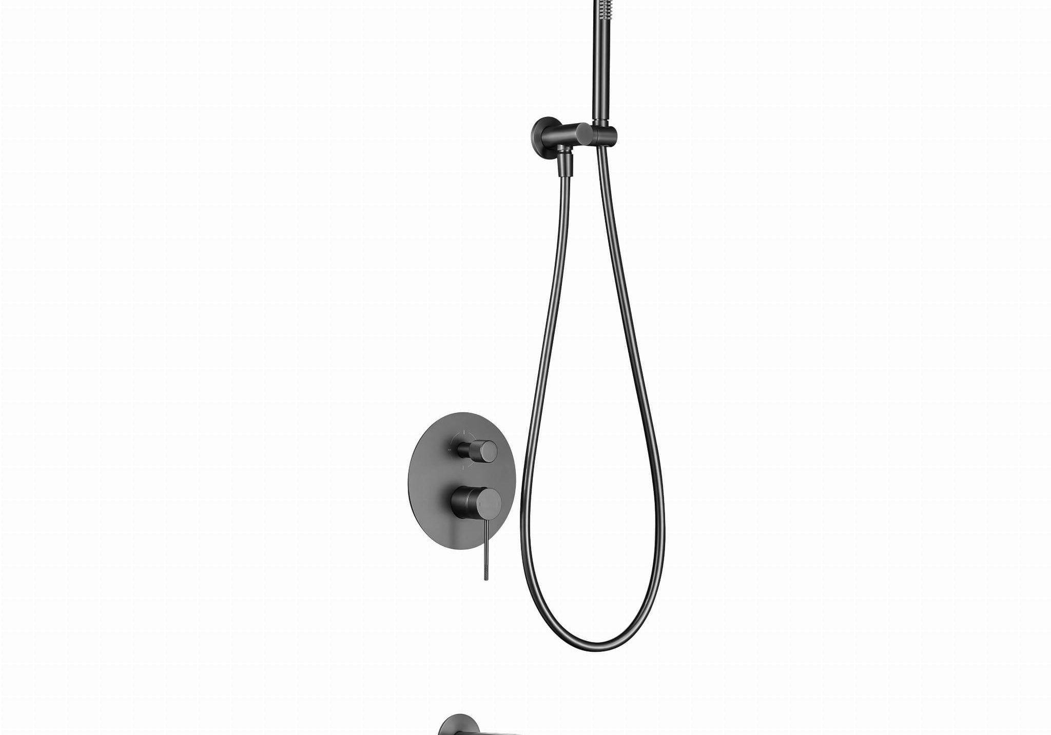 ZESTAW WANNOWY PODTYNKOWY NORTHERN GUNMETAL BRUSHED OD MOBI NZW4232GMB
