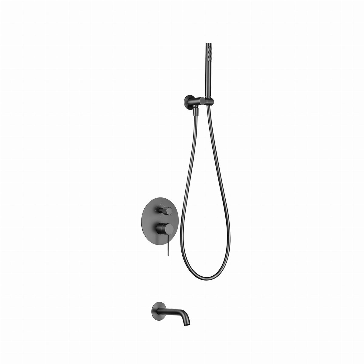 ZESTAW WANNOWY PODTYNKOWY NORTHERN GUNMETAL BRUSHED OD MOBI NZW4232GMB