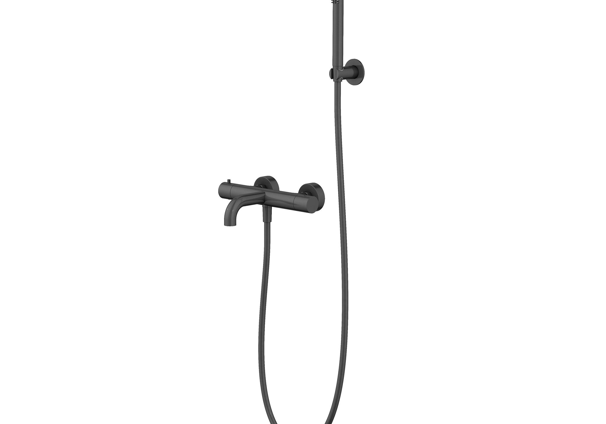 ZESTAW WANNOWY NATYNKOWY NORTHERN GUNMETAL BRUSHED OD MOBI NZW4234GMB