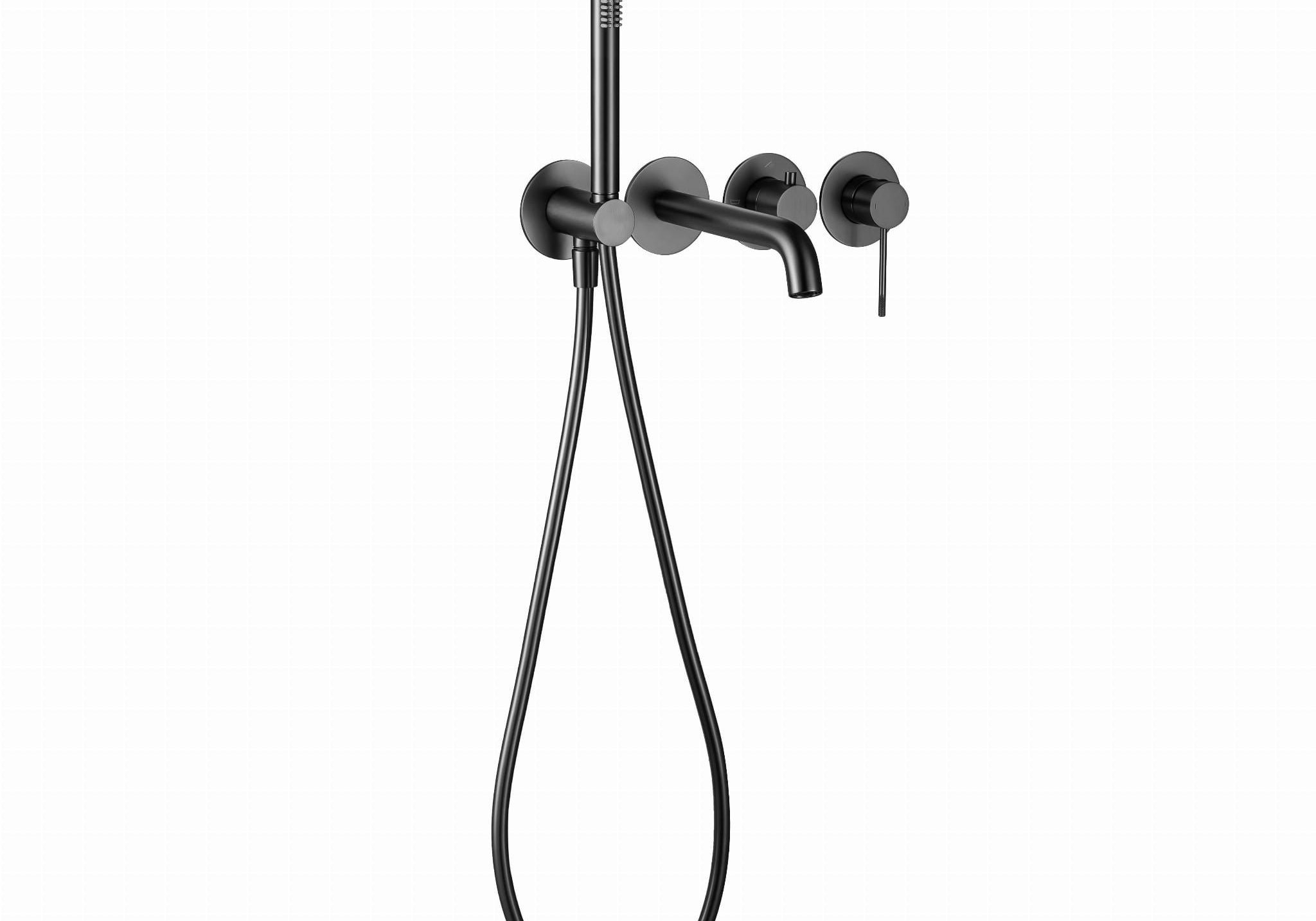 ZESTAW WANNOWY PODTYNKOWY NORTHERN GUNMETAL BRUSHED OD MOBI NZW4238GMB