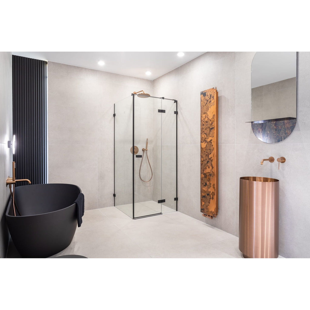 BATERIA UMYWALKOWA PODTYNKOWA NORTHERN COPPER BRUSHED OD MOBI NB4225CB