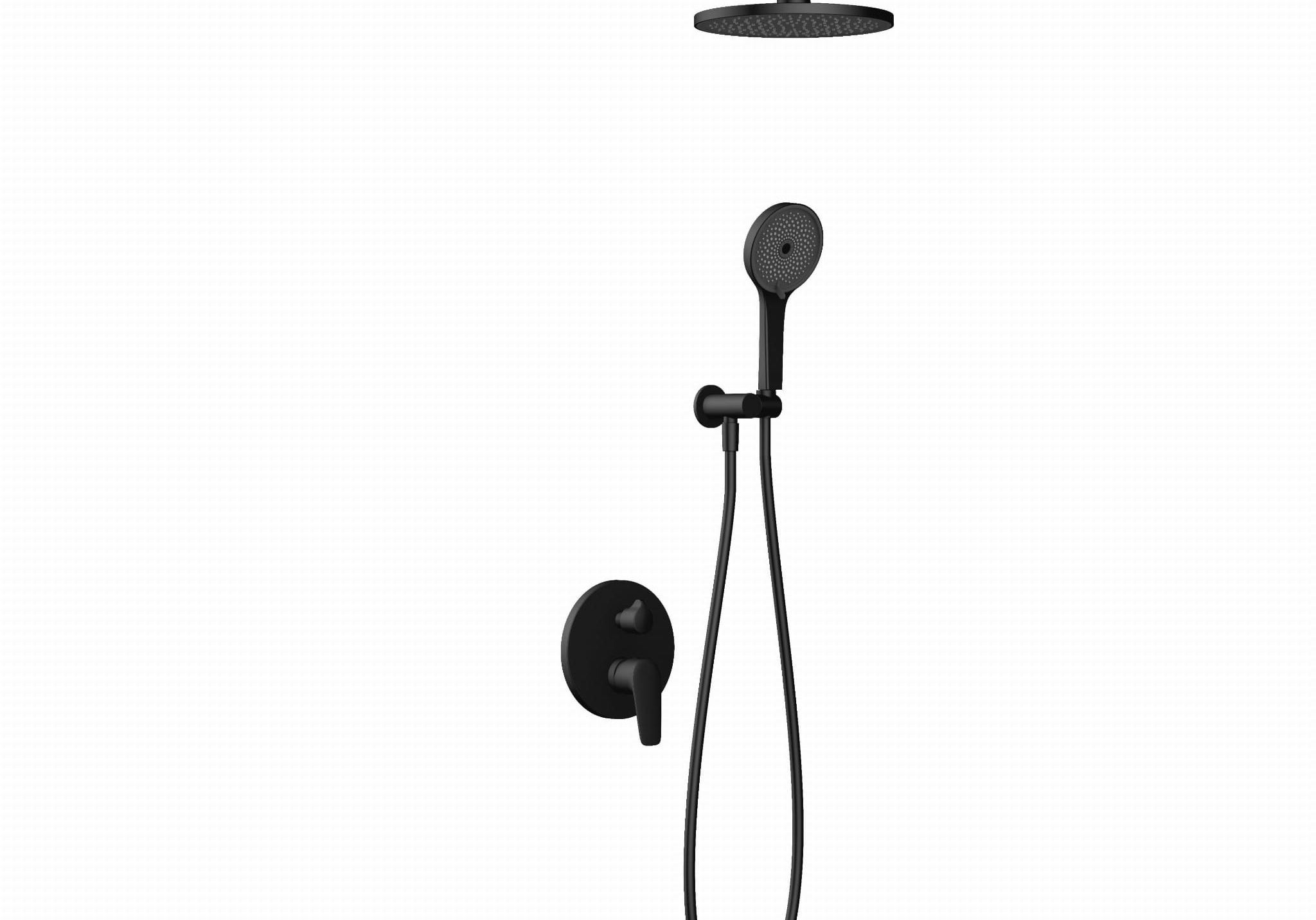 BATERIA ZESTAW PODTYNKOWY NATURE BLACK OD MOBI NTZP3050BM