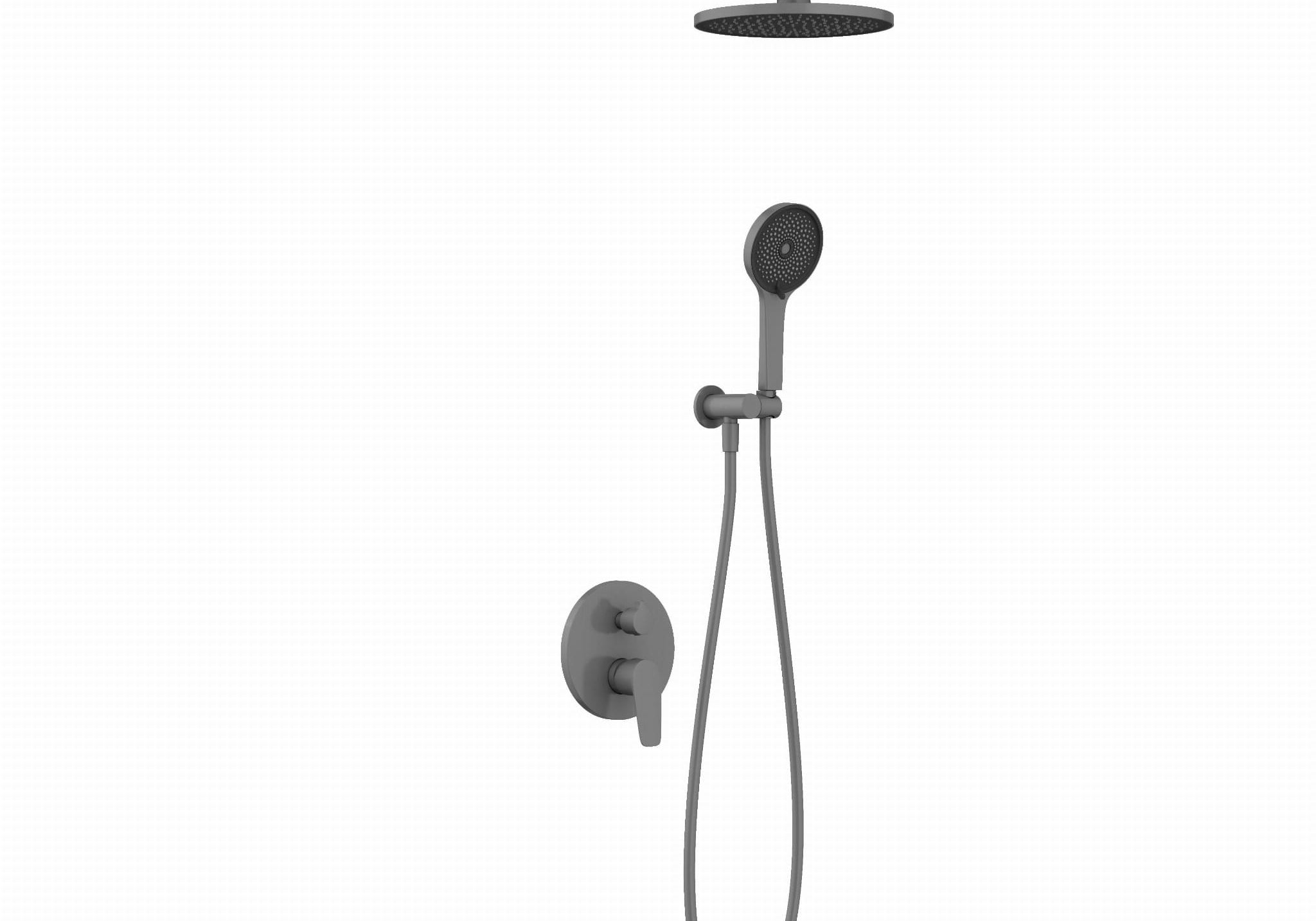 BATERIA ZESTAW PODTYNKOWY NATURE GUNMETAL BRUSHED OD MOBI NTZP3050GMB