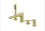 BATERIA ŚCIENNA WANNOWA NATURE GOLD BRUSHED OD MOBI NTZW3034BG