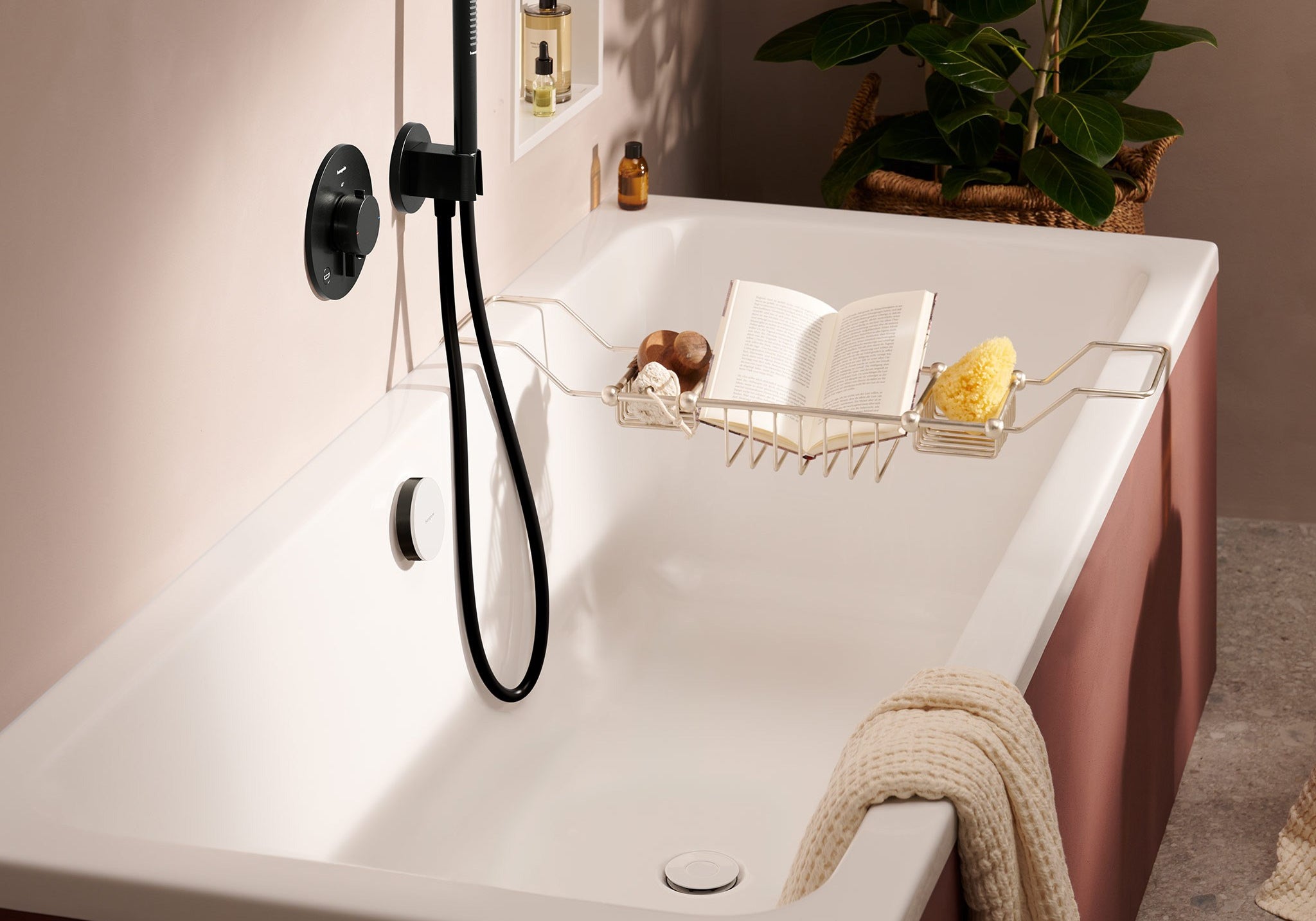 BATERIA NATYNKOWA FIXFIT S CZARNY OD HANSGROHE 26888340