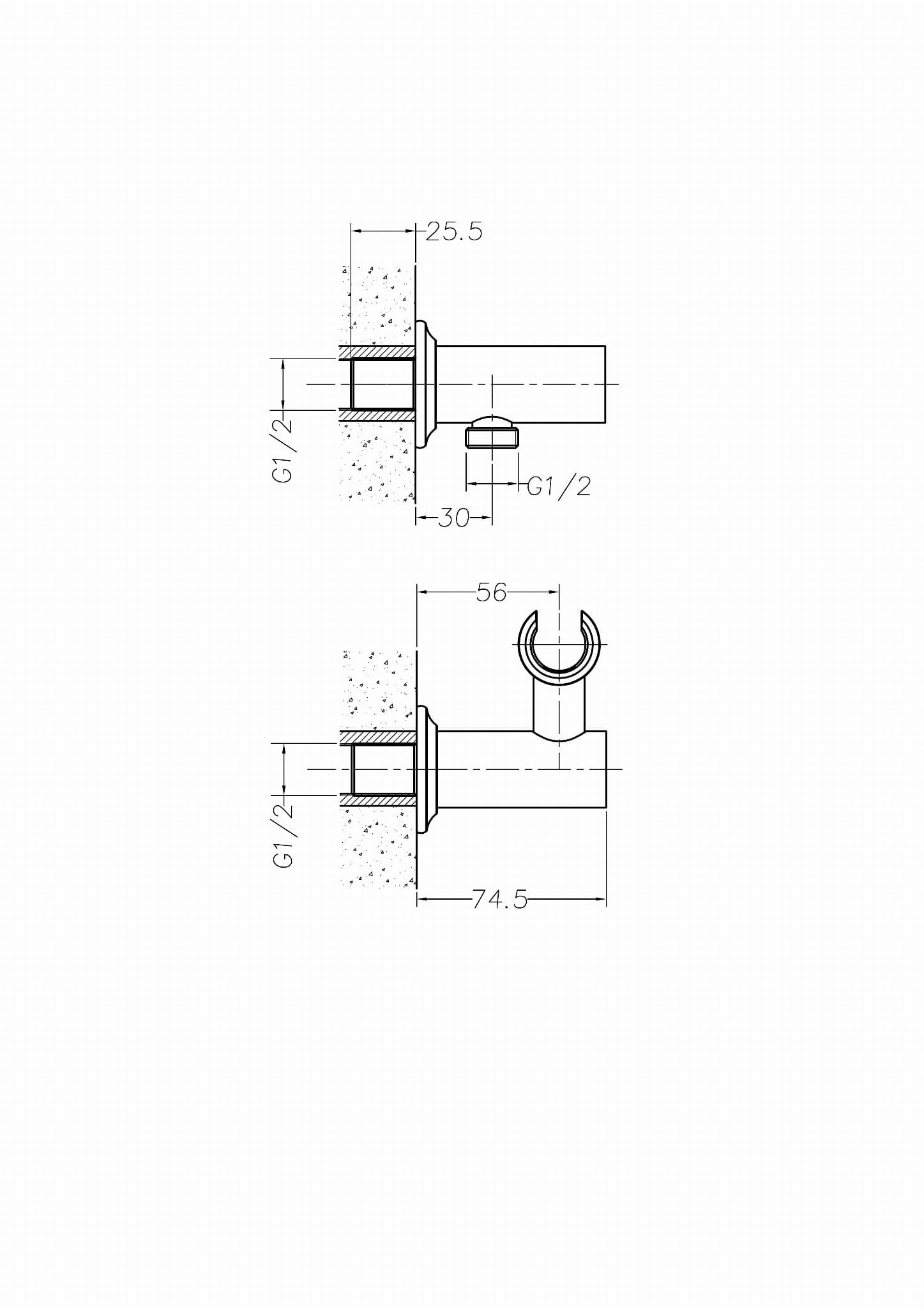 PRZYŁĄCZE KĄTOWE   GOLD BRUSHED OD MOBI GP1428BG