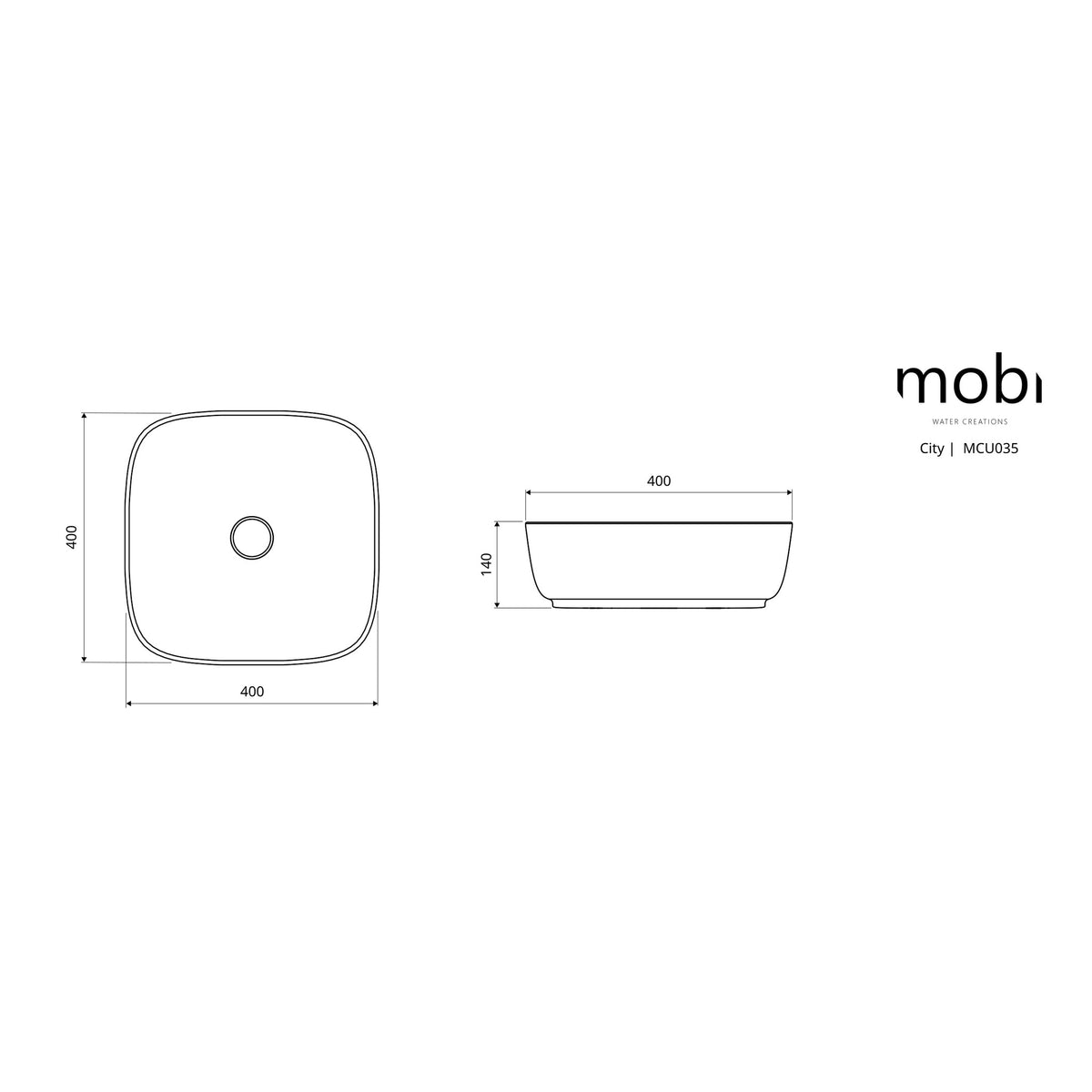 UMYWALKA NABLATOWA CITY WHITE OD MOBI MCU035