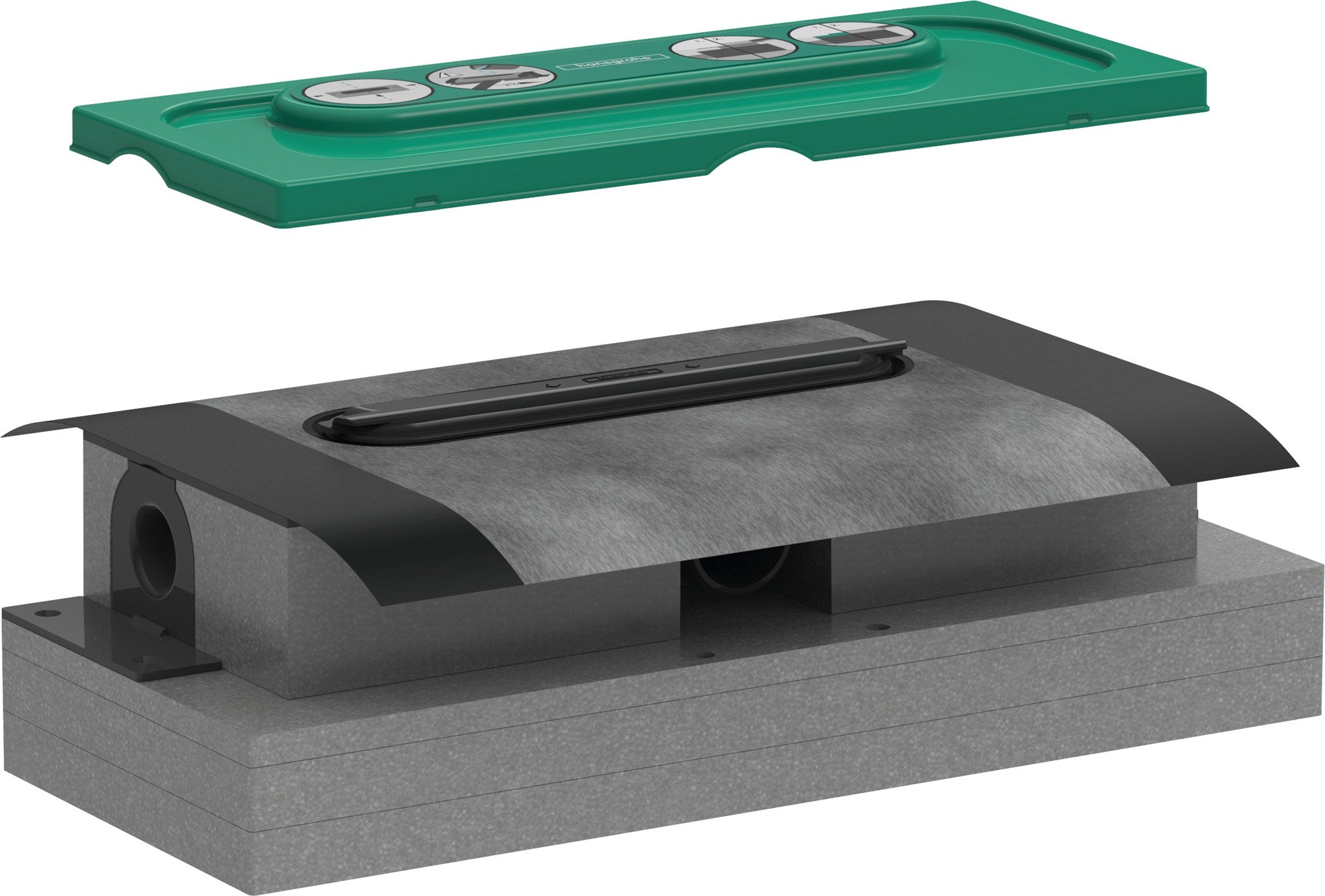 ELEMENT PODTYNKOWY  UBOX UNIVERSAL  OD HANSGROHE 01000180