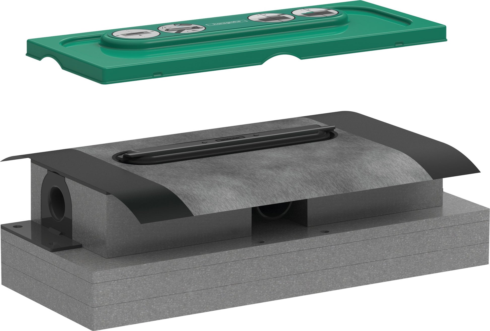 ELEMENT PODTYNKOWY  UBOX UNIVERSAL  OD HANSGROHE 01000180