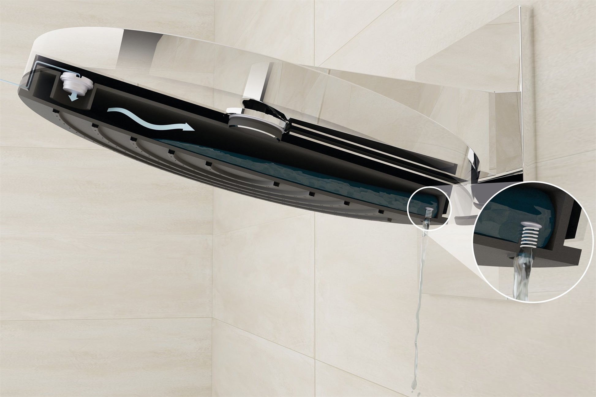 BATERIA WANNOWO-PRYSZNICOWA  PULSIFY S SREBRNY OD HANSGROHE 24240000