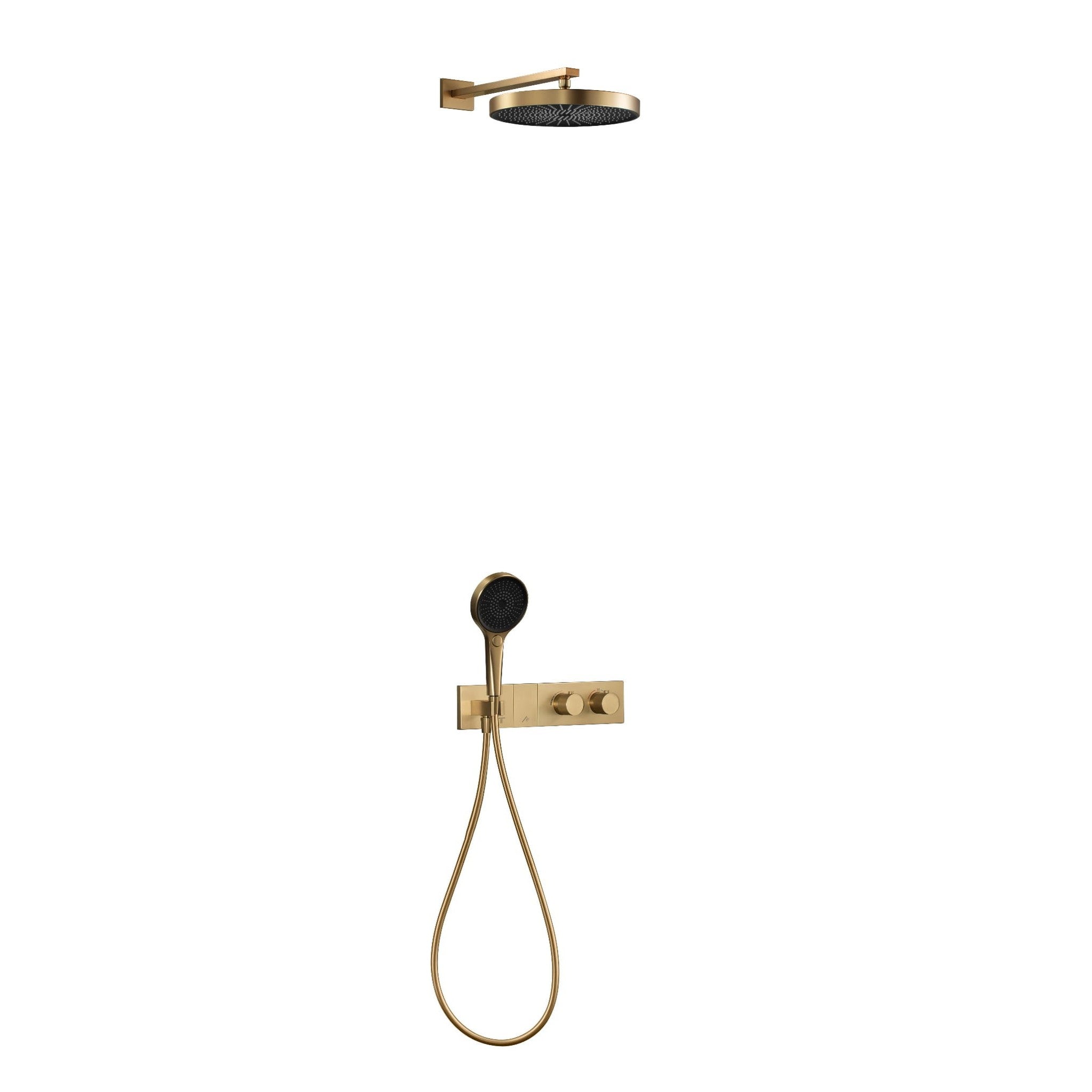 ZESTAW NATRYSKOWY PODTYNKOWY SWITCH SYSTEM GOLD BRUSHED OD MOBI GZP4260BG