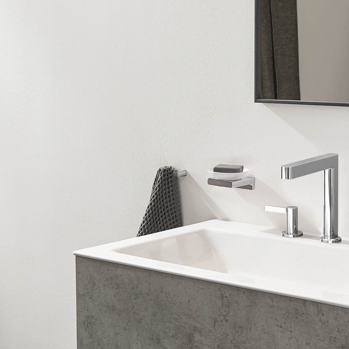 WIESZAK  ADDSTORIS Q SREBRNY OD HANSGROHE 41755000