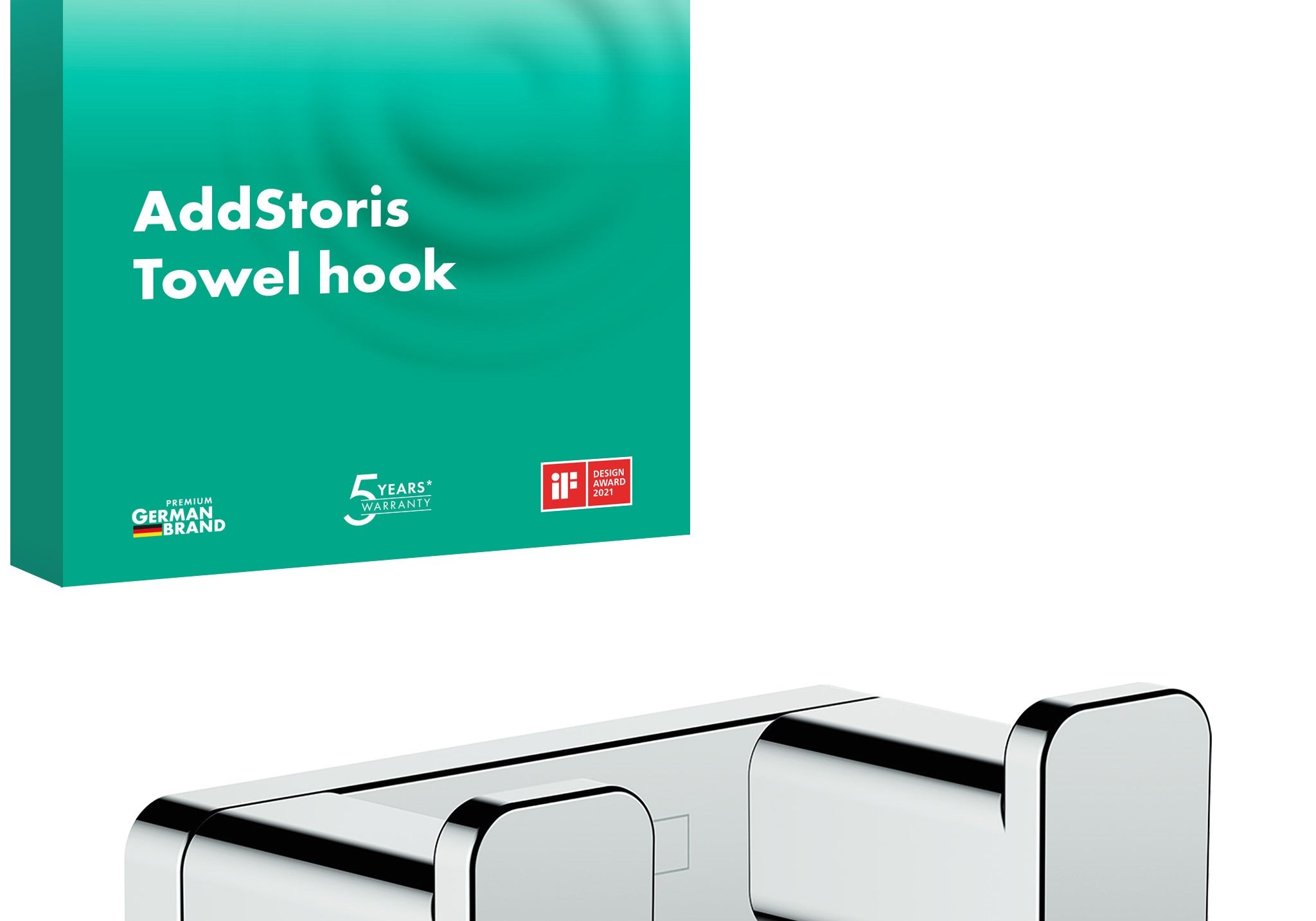 WIESZAK  ADDSTORIS Q SREBRNY OD HANSGROHE 41755000