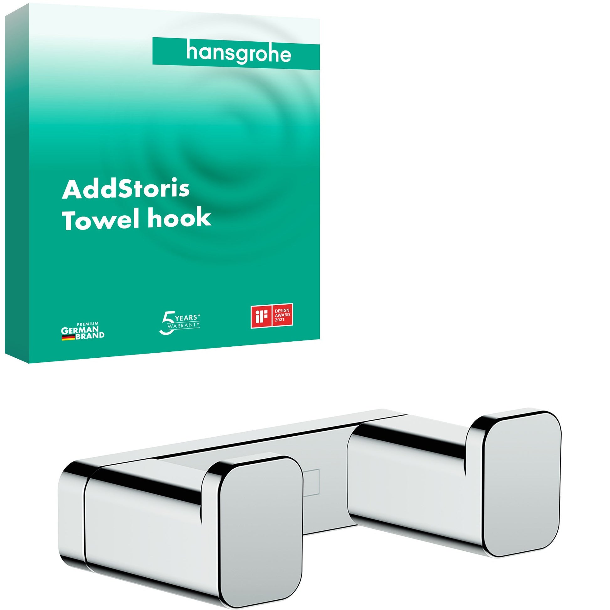 WIESZAK  ADDSTORIS Q SREBRNY OD HANSGROHE 41755000