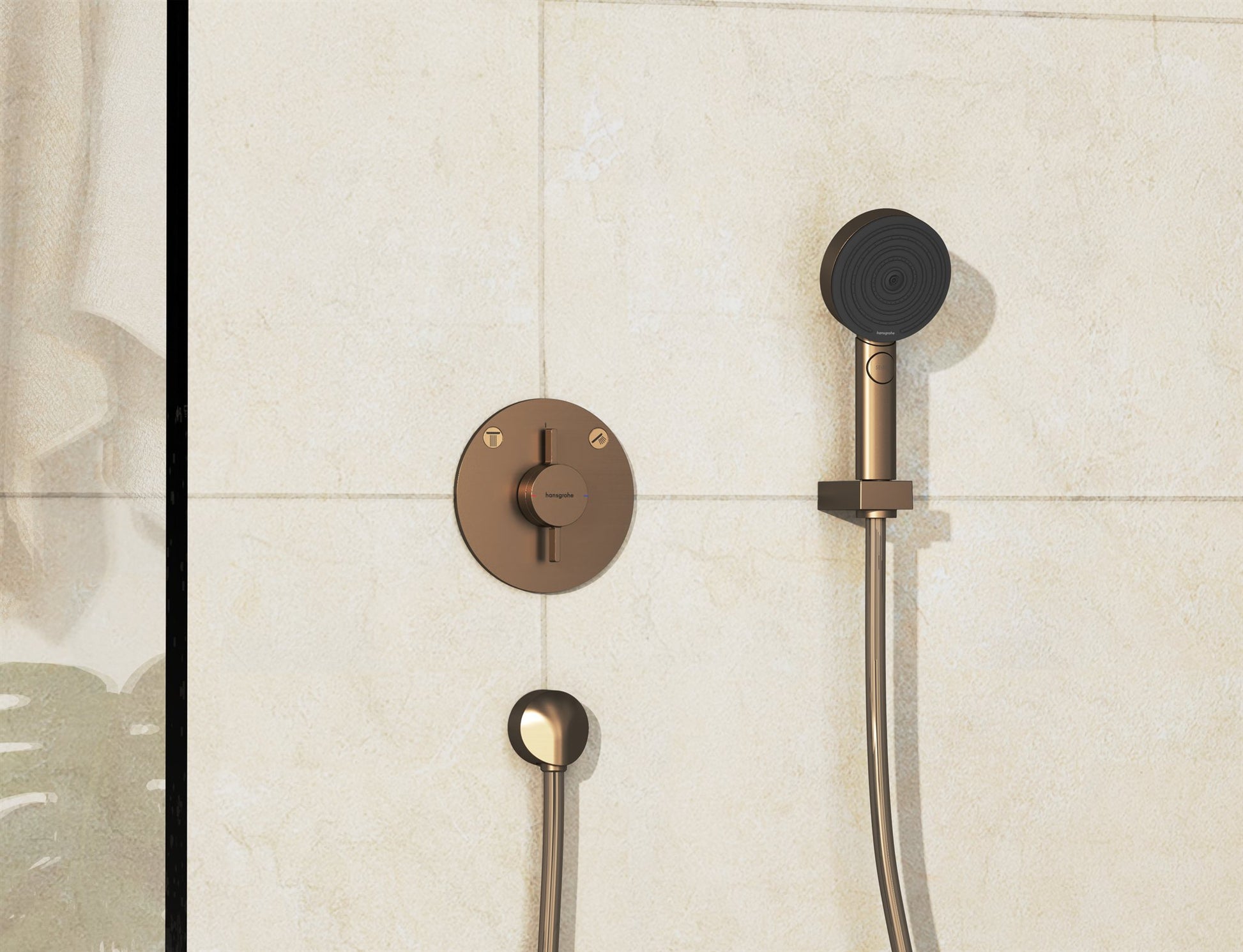 BATERIA WANNOWA DUOTURN S BRĄZOWY OD HANSGROHE 75418140