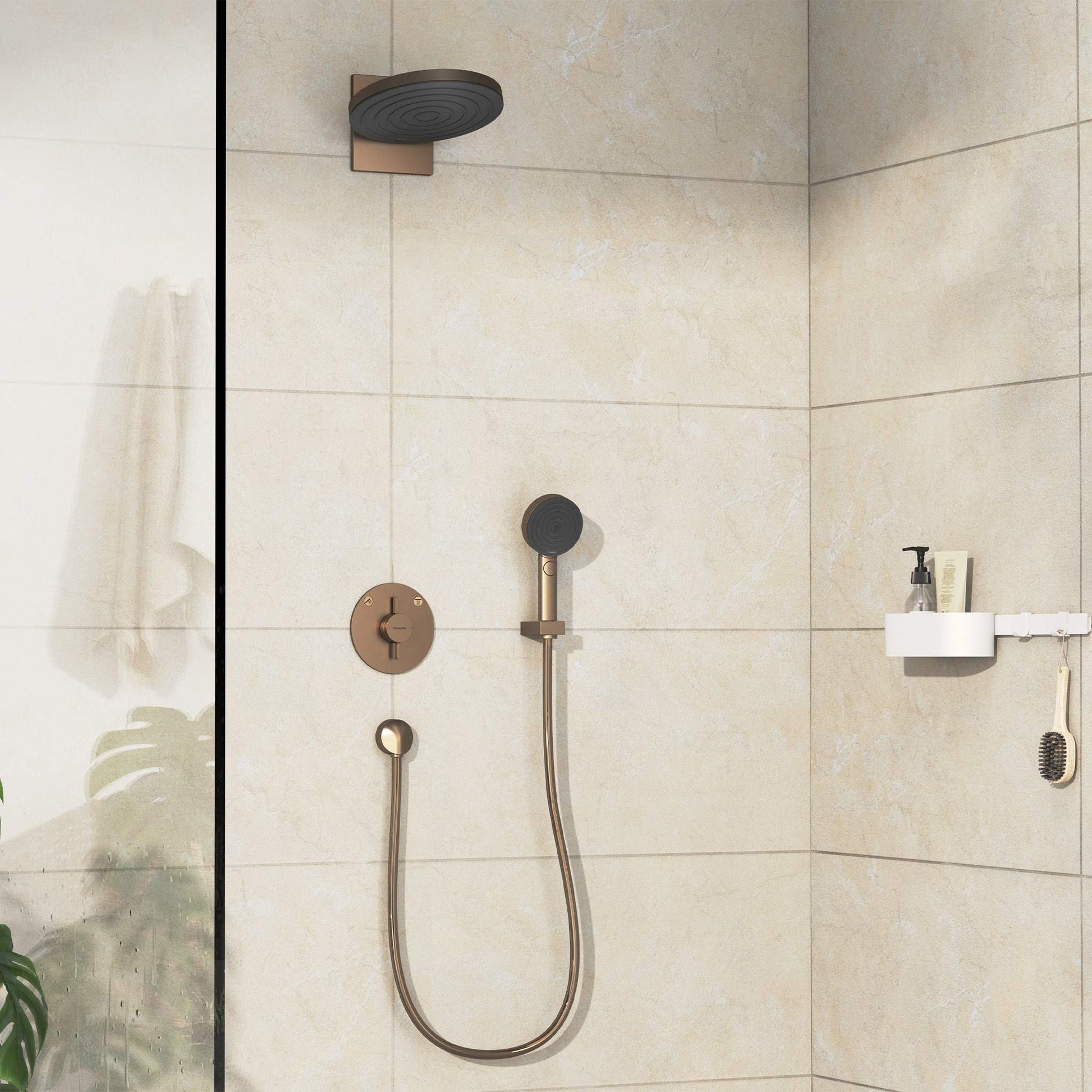 BATERIA WANNOWA DUOTURN S BRĄZOWY OD HANSGROHE 75418140