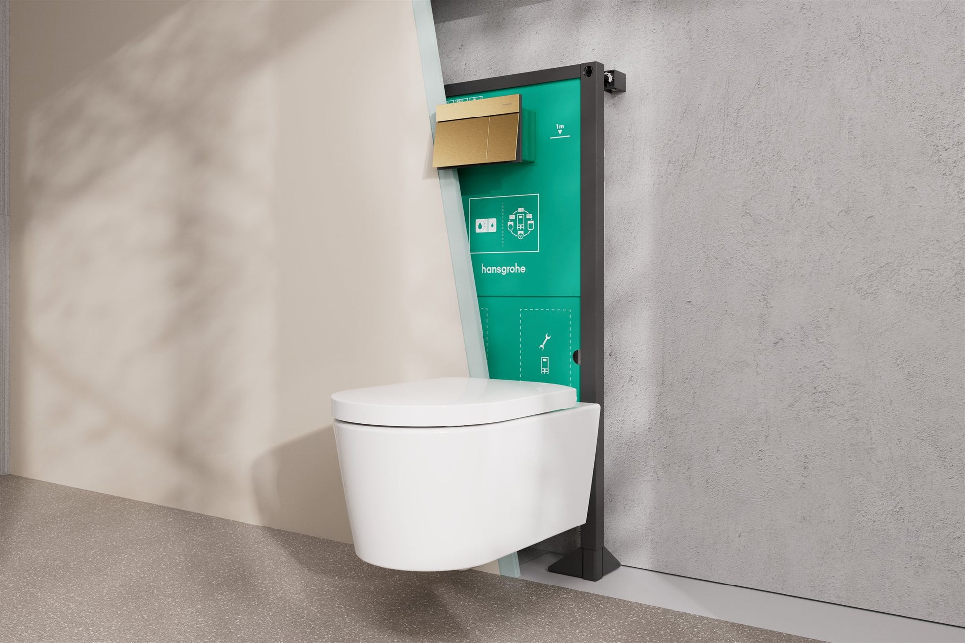 MISKA WC WISZĄCA ELUPURA S BIAŁY OD HANSGROHE 62024450