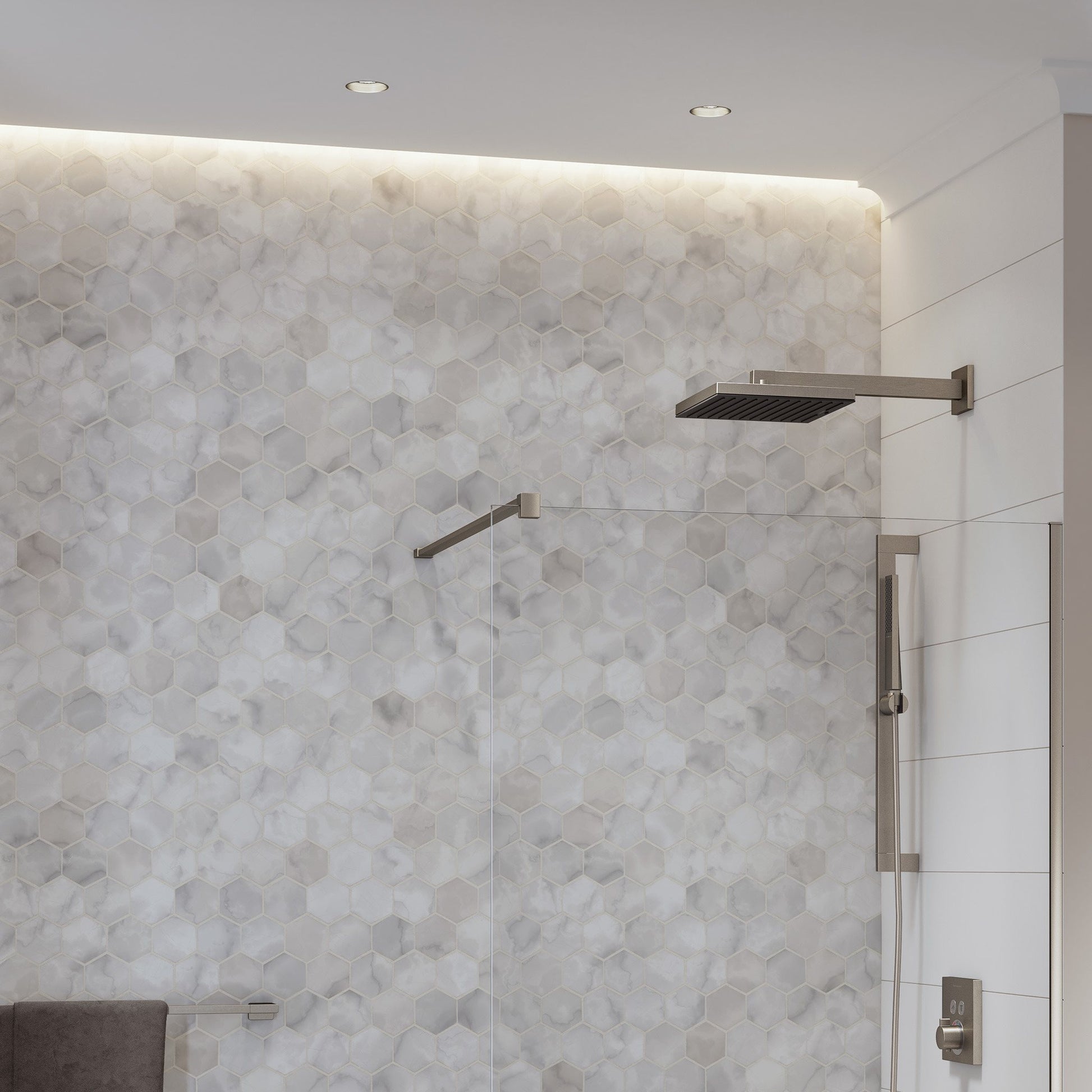 RAMIĘ DESZCZOWNICY NATYNKOWA HANSGROHE OTHERS SREBRNY OD HANSGROHE 24337000