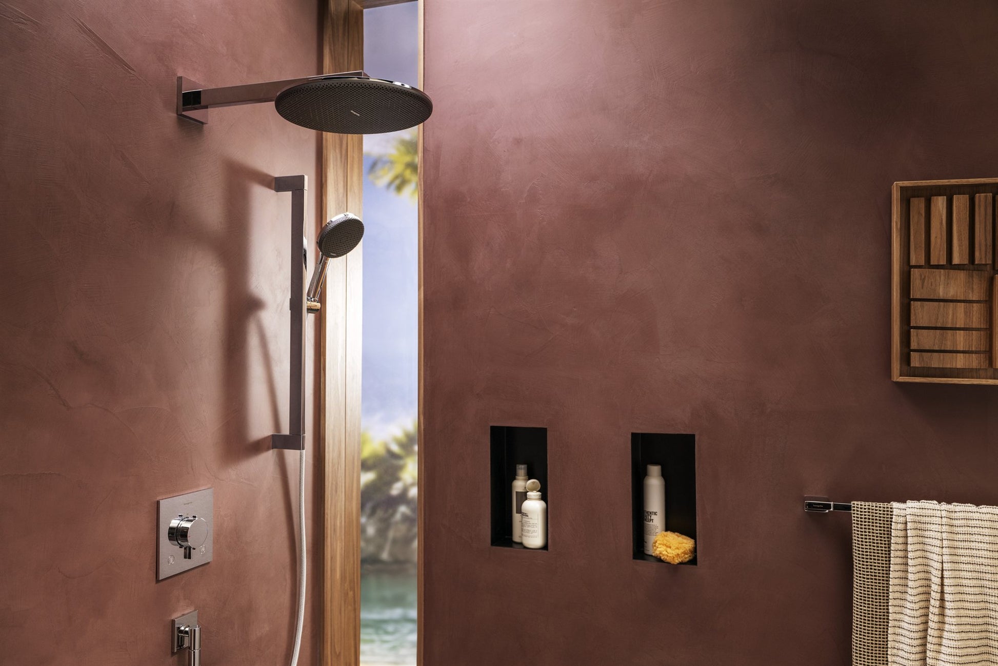 RAMIĘ DESZCZOWNICY NATYNKOWA HANSGROHE OTHERS SREBRNY OD HANSGROHE 24337000