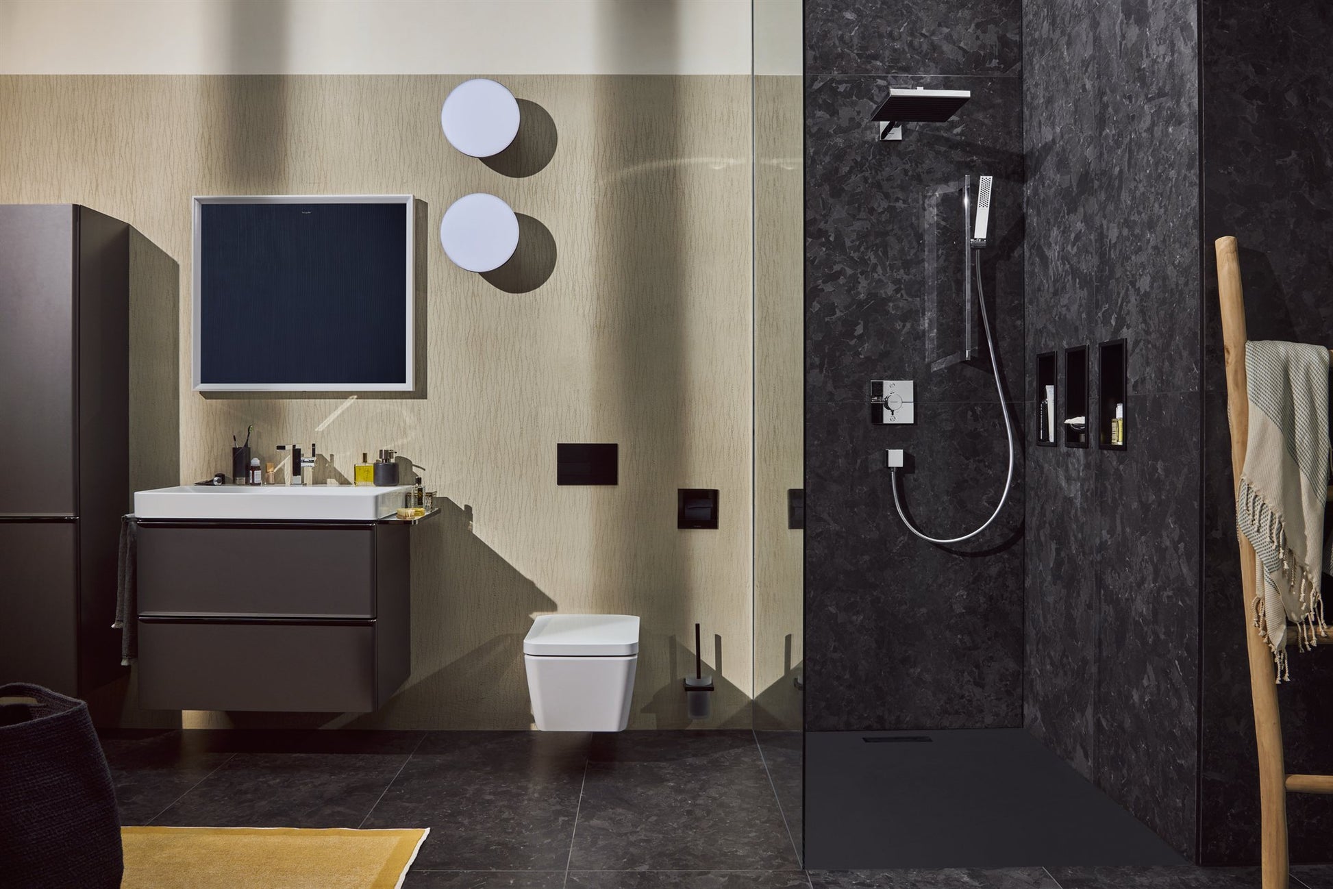 RAMIĘ DESZCZOWNICY NATYNKOWA HANSGROHE OTHERS SREBRNY OD HANSGROHE 24337000