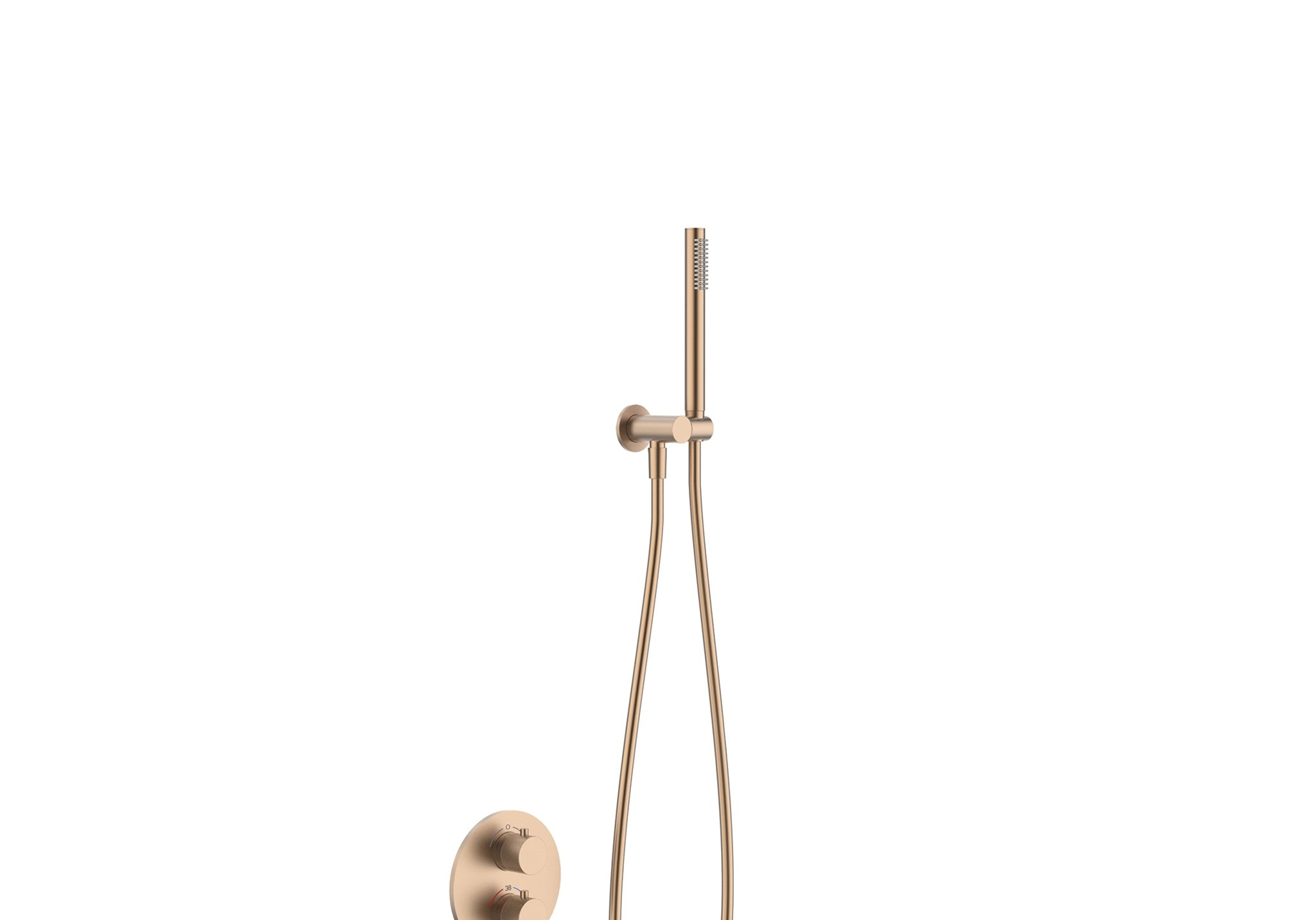 ZESTAW NATRYSKOWY TERMOSTATYCZNY PODTYNKOWY NORTHERN COPPER BRUSHED OD MOBI NZP4255CB