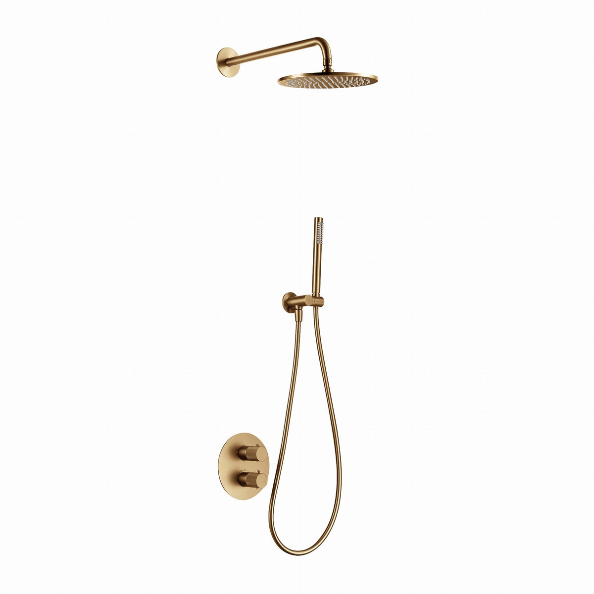 ZESTAW NATRYSKOWY TERMOSTATYCZNY PODTYNKOWY NORTHERN GOLD BRUSHED OD MOBI NZP4255BG