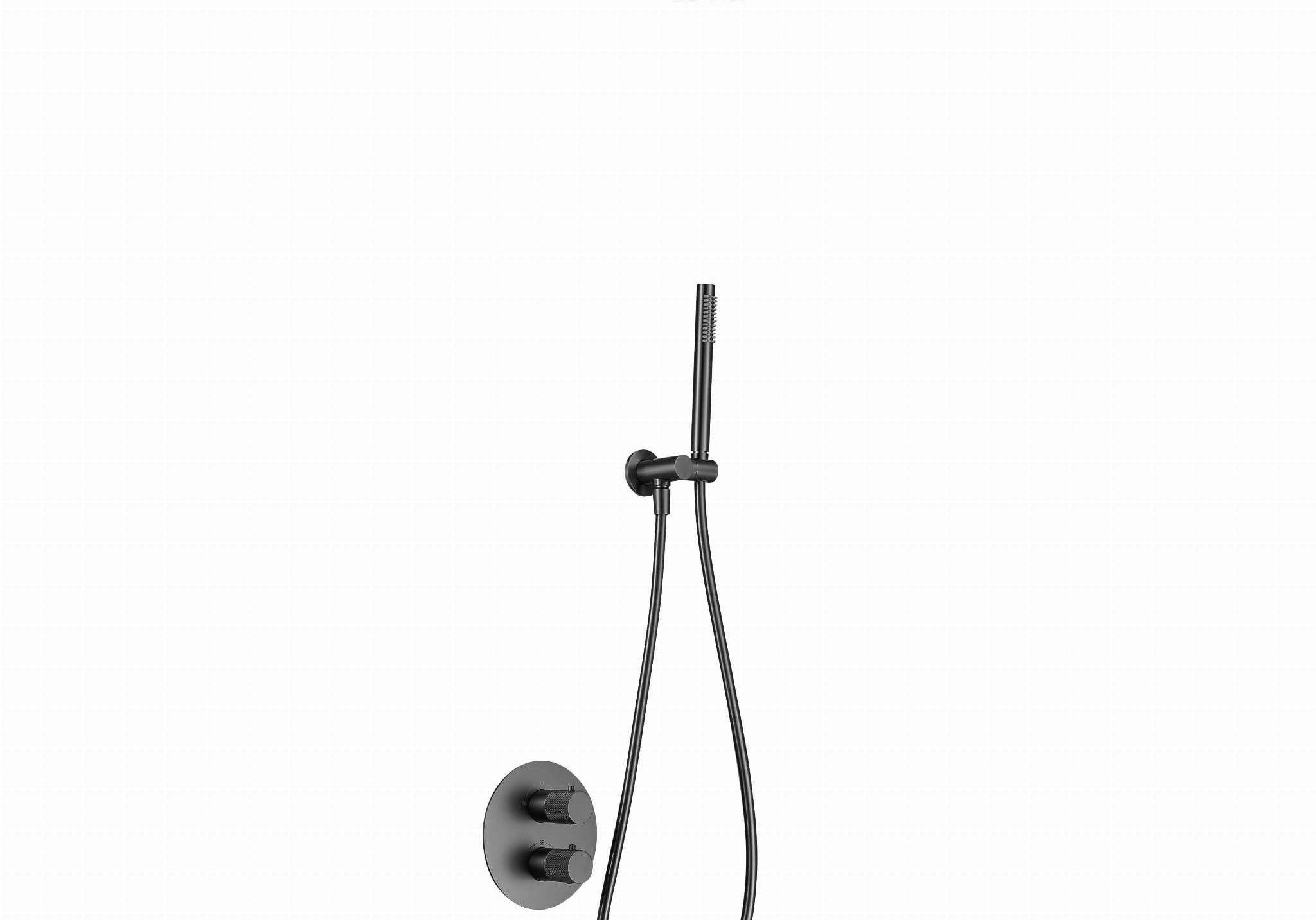 ZESTAW NATRYSKOWY TERMOSTATYCZNY PODTYNKOWY NORTHERN GUNMETAL BRUSHED OD MOBI NZP4255GMB