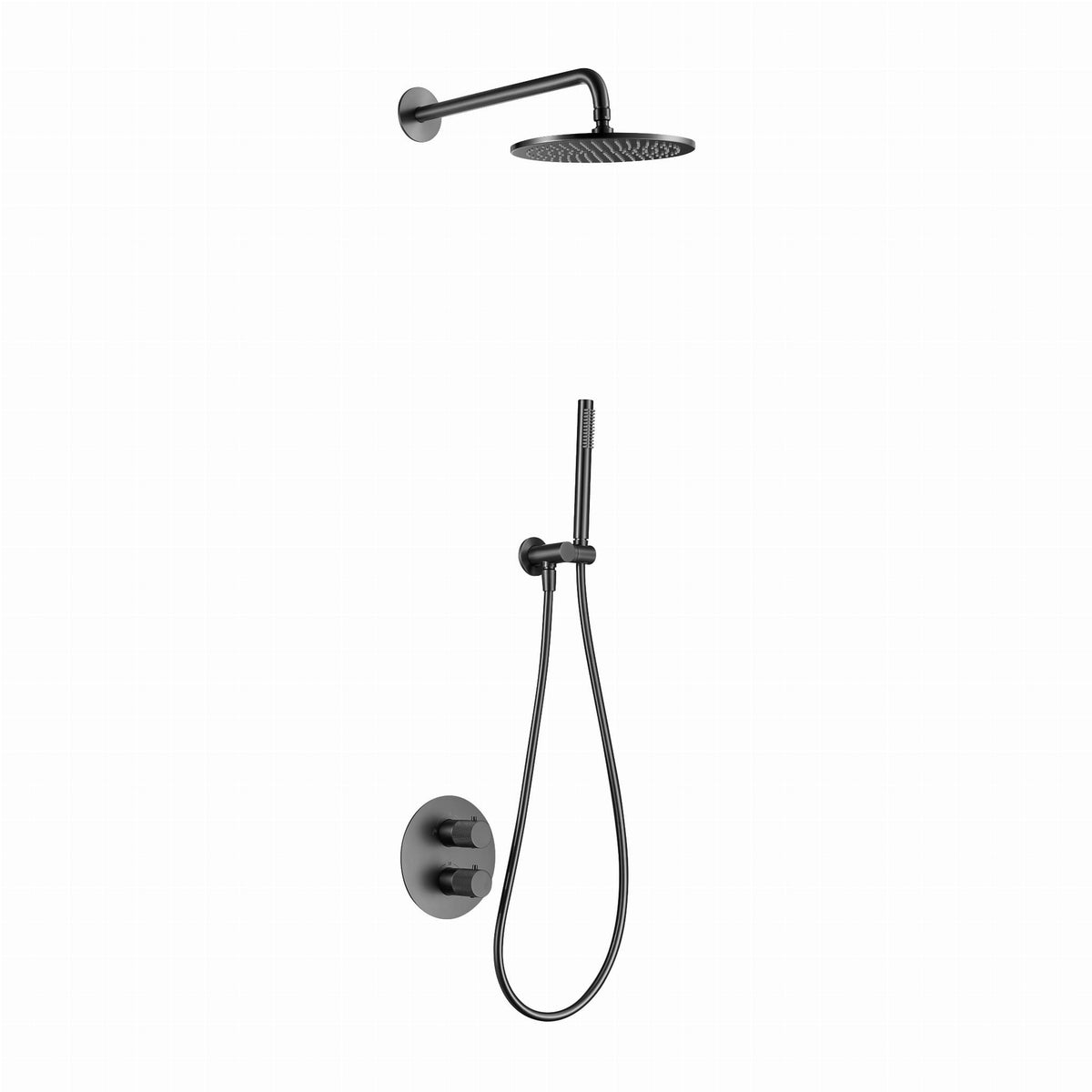 ZESTAW NATRYSKOWY TERMOSTATYCZNY PODTYNKOWY NORTHERN GUNMETAL BRUSHED OD MOBI NZP4255GMB