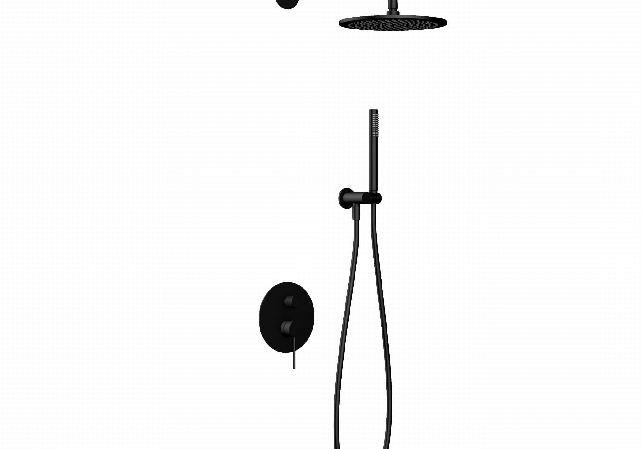 BATERIA ZESTAW PODTYNKOWY NORTHERN BLACK OD MOBI NZP4250BM