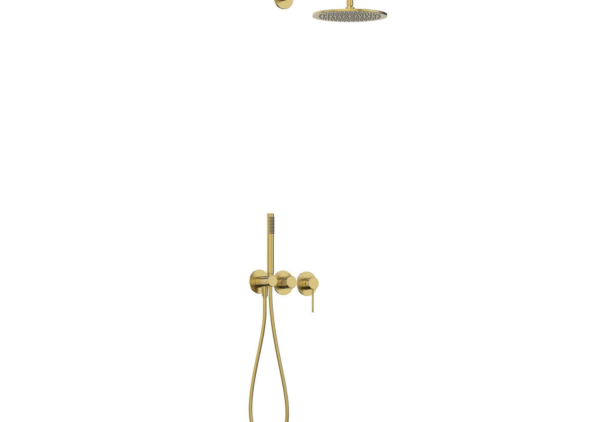 ZESTAW NATRYSKOWY PODTYNKOWY NORTHERN GOLD BRUSHED OD MOBI NZP4270BG