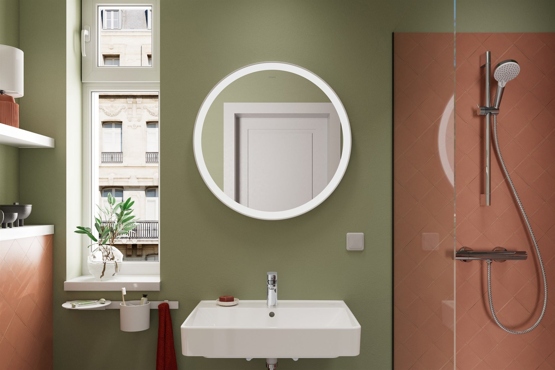 BATERIA WANNOWO-PRYSZNICOWA WANNOWA VERNIS BLEND SREBRNY OD HANSGROHE 26279000