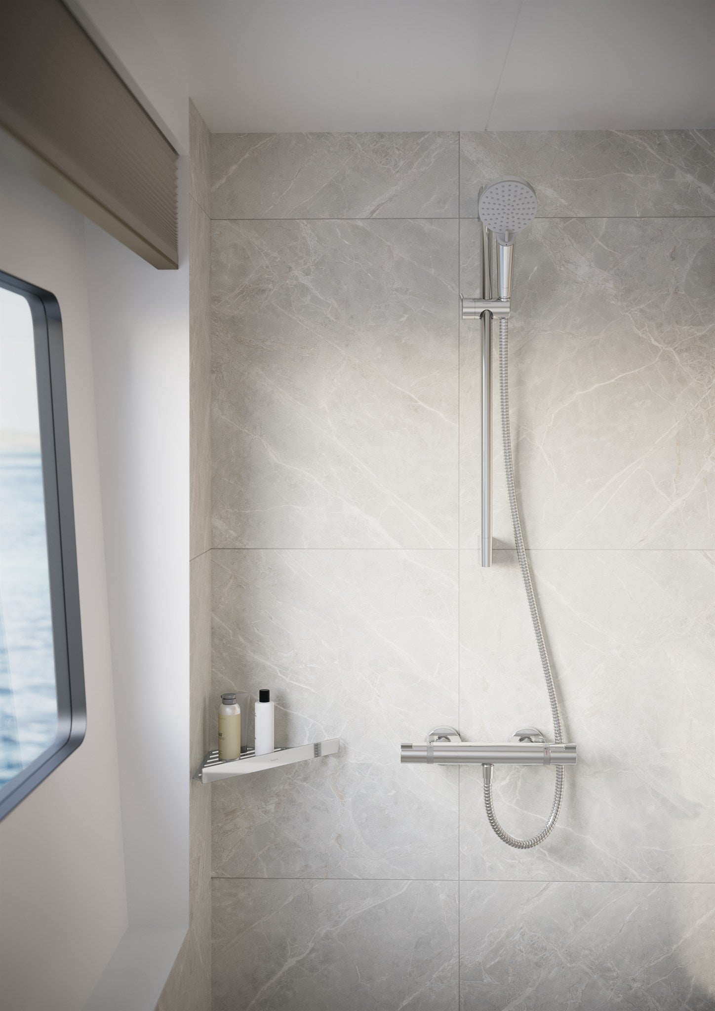 BATERIA WANNOWO-PRYSZNICOWA WANNOWA VERNIS BLEND SREBRNY OD HANSGROHE 26279000