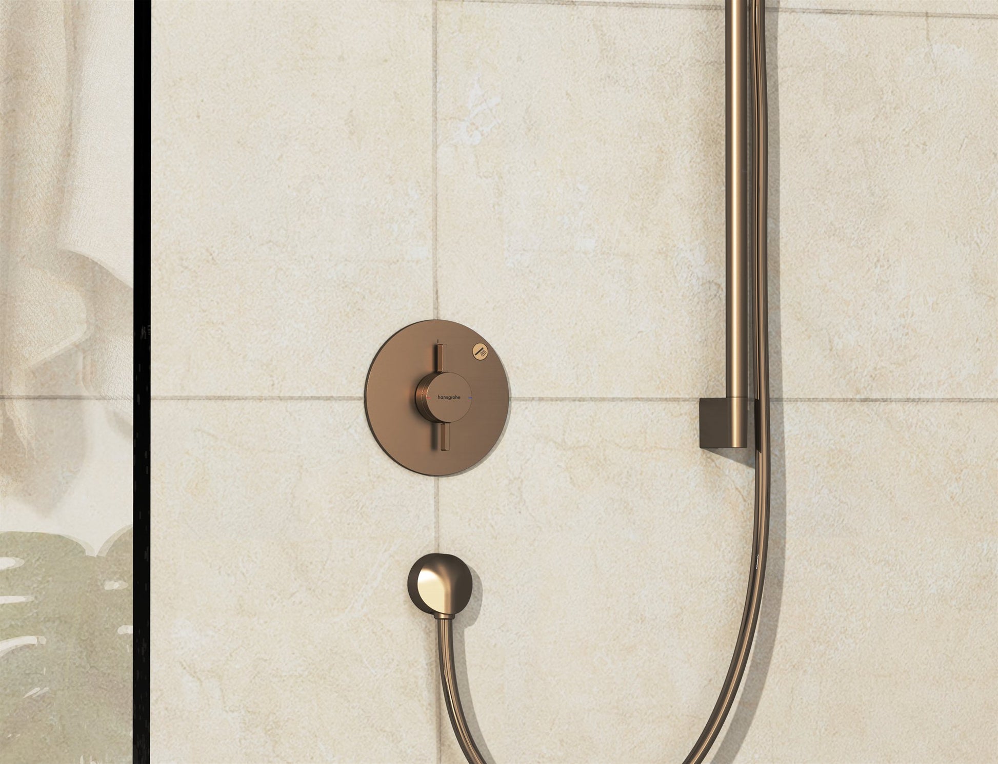 BATERIA  DUOTURN S BRĄZOWY OD HANSGROHE 75618140
