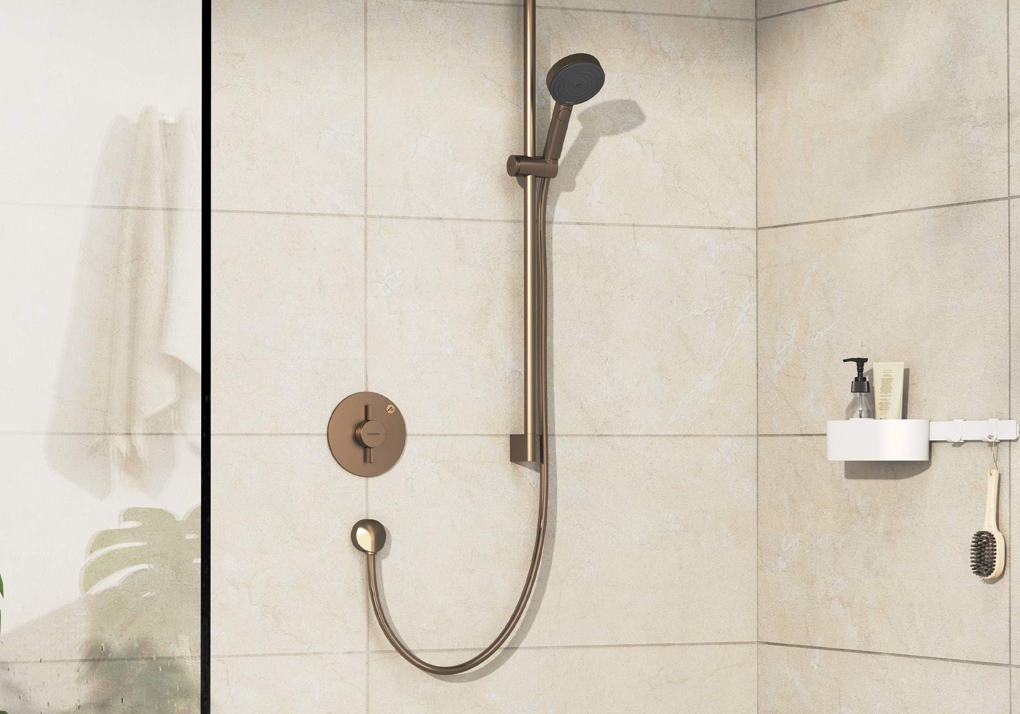 BATERIA  DUOTURN S BRĄZOWY OD HANSGROHE 75618140