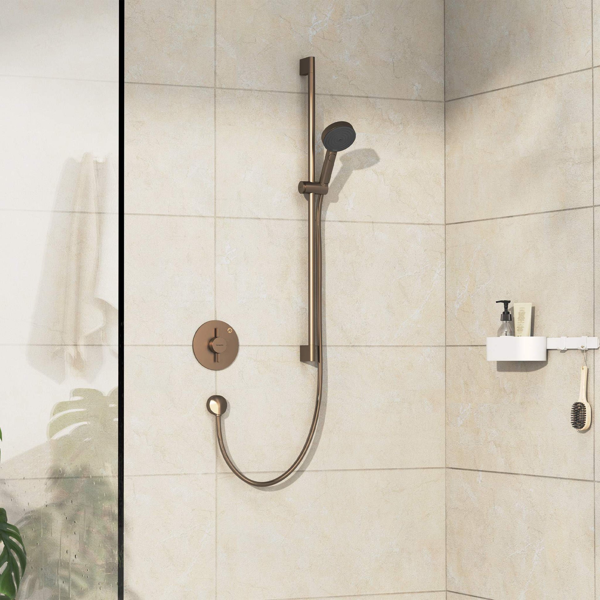 BATERIA  DUOTURN S BRĄZOWY OD HANSGROHE 75618140