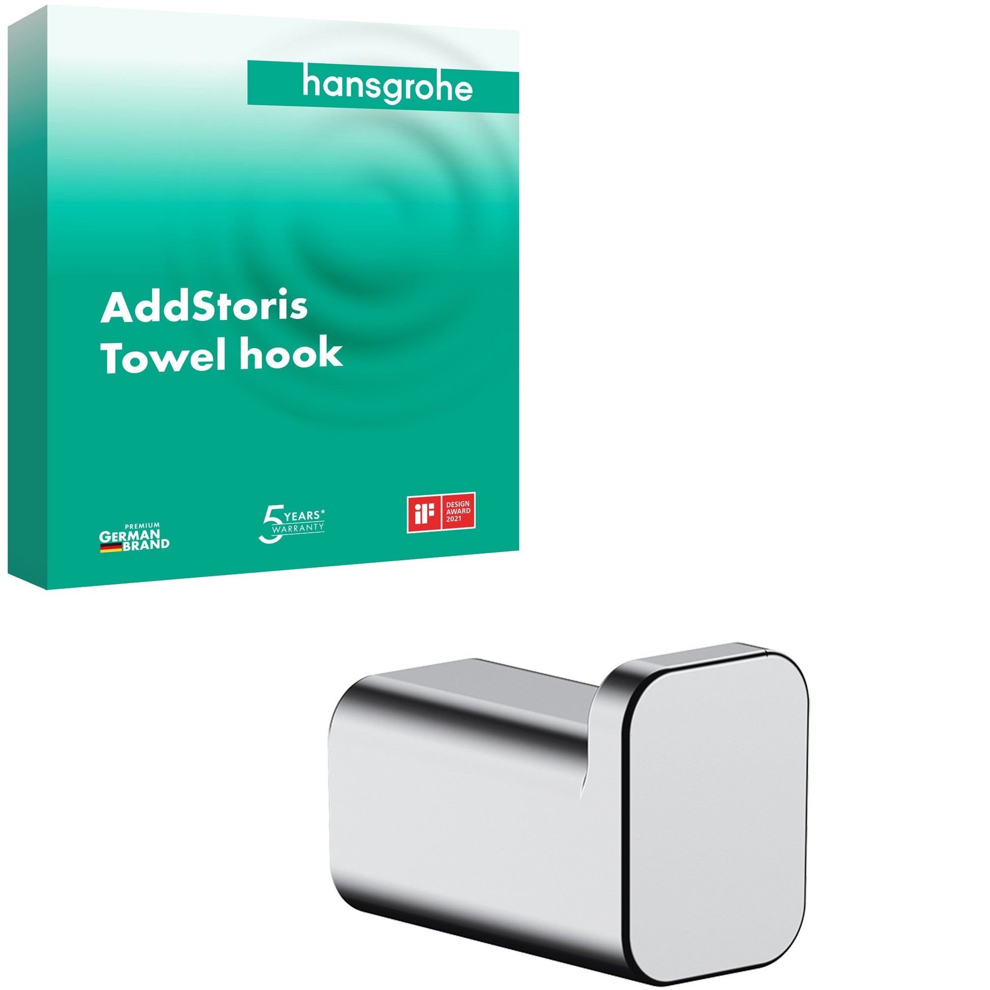 WIESZAK  ADDSTORIS Q SREBRNY OD HANSGROHE 41742000