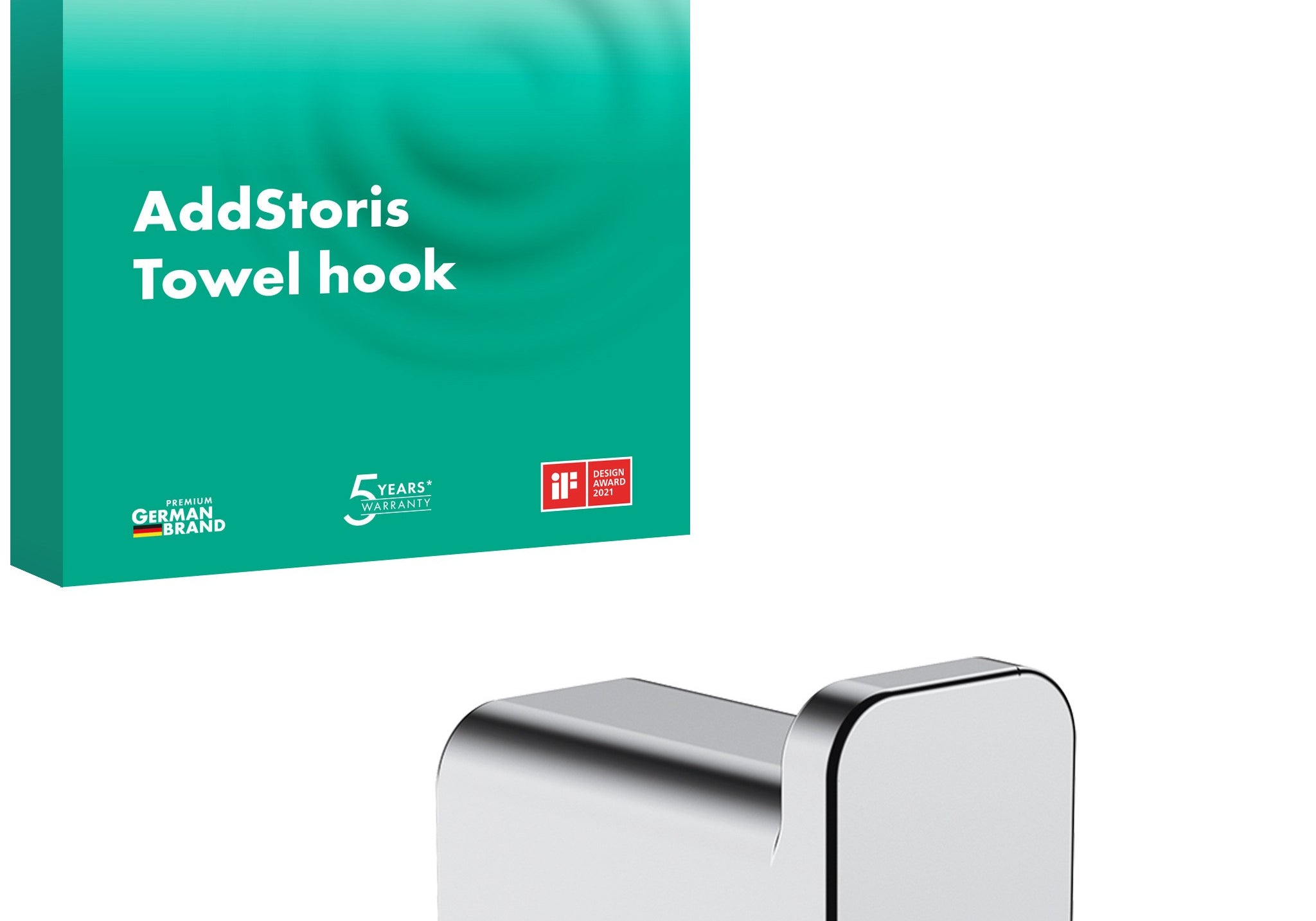 WIESZAK  ADDSTORIS Q SREBRNY OD HANSGROHE 41742000