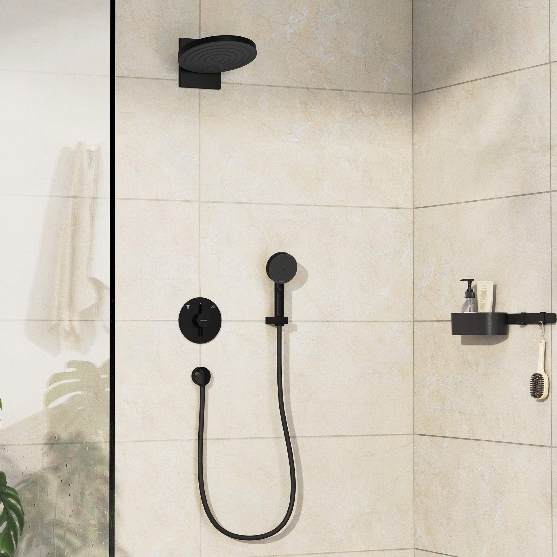 BATERIA WANNOWA DUOTURN S CZARNY OD HANSGROHE 75418670
