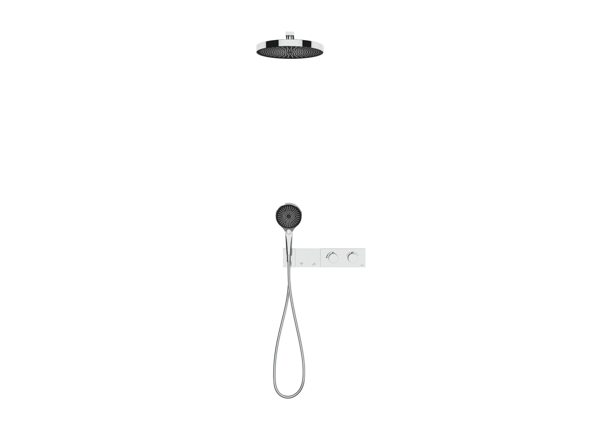 ZESTAW NATRYSKOWY PODTYNKOWY SWITCH SYSTEM CHROME OD MOBI GZP4260CA