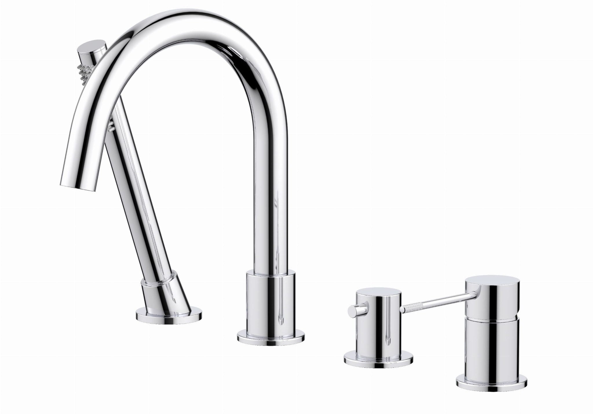 BATERIA ŚCIENNA WANNOWA NORTHERN CHROME OD MOBI NZW4235CA