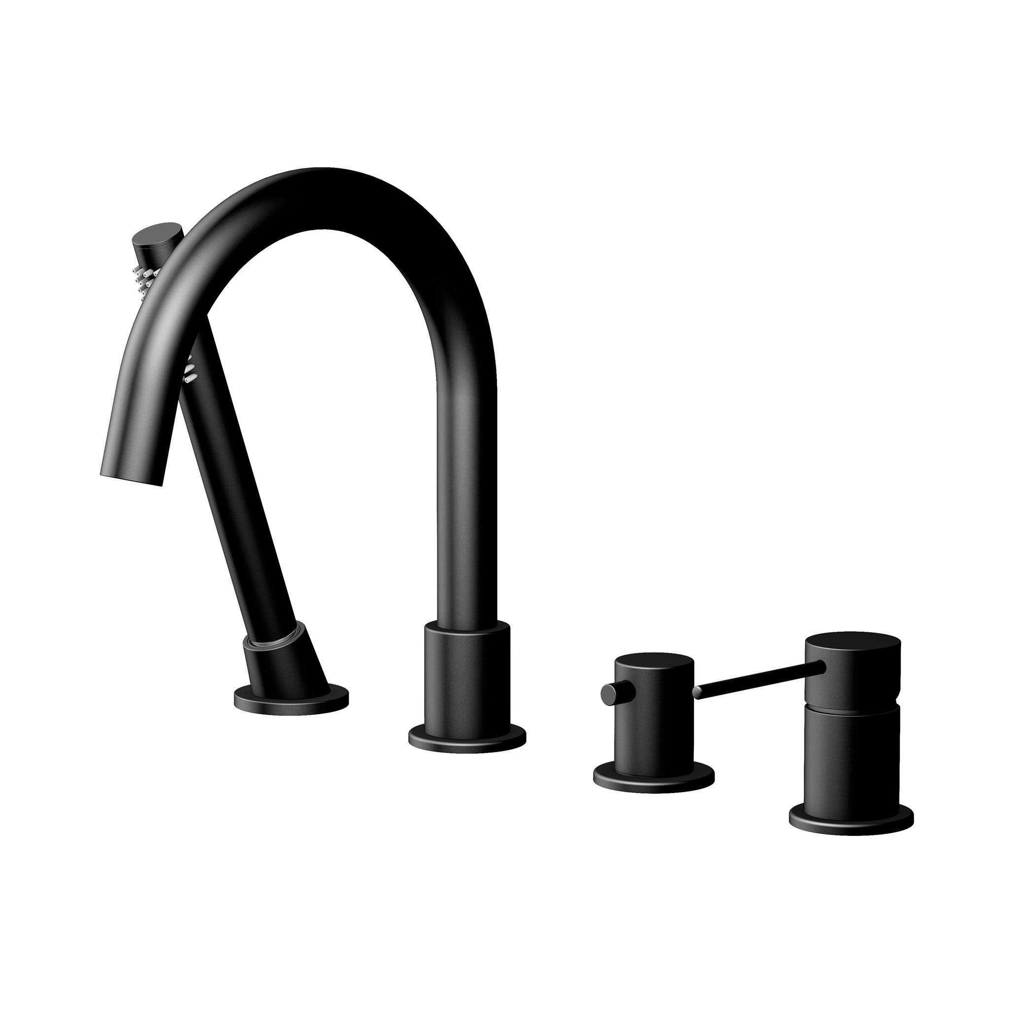 BATERIA ŚCIENNA WANNOWA NORTHERN BLACK MATT OD MOBI NZW4235BM
