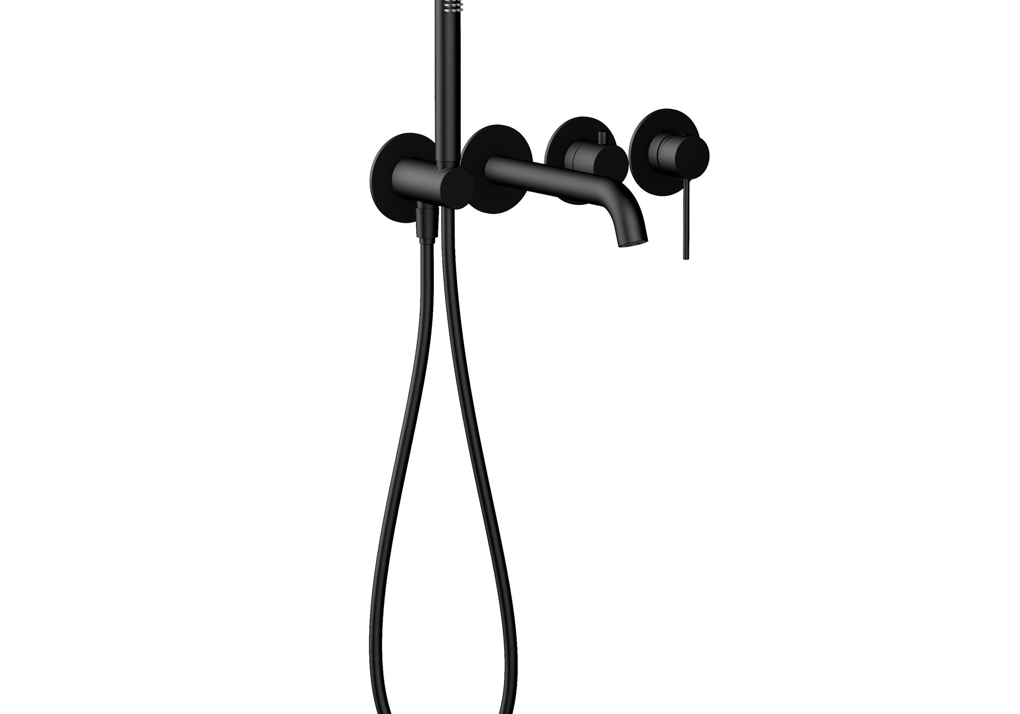 BATERIA WANNOWA PODTYNKOWA NORTHERN BLACK MATT OD MOBI NZW4238BM