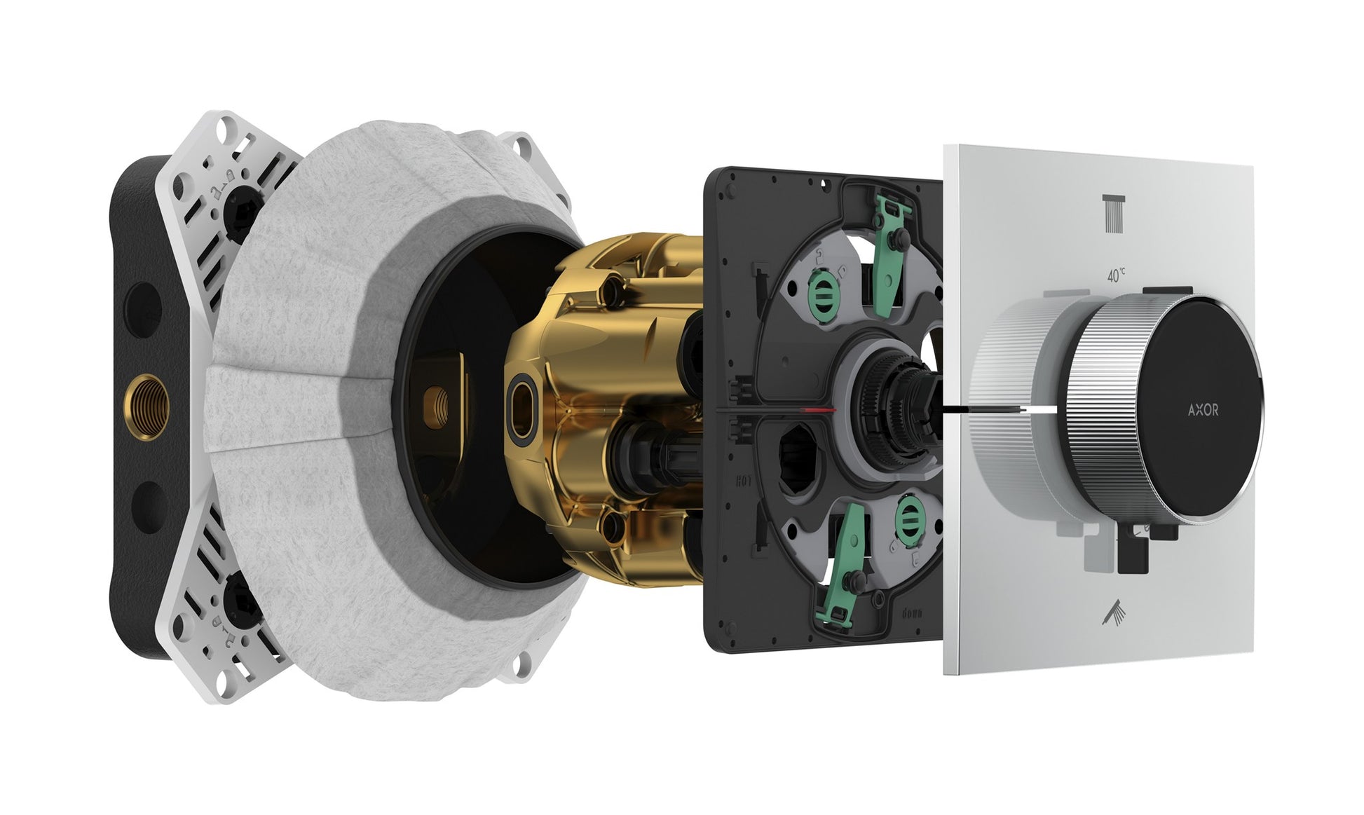 ELEMENT PODTYNKOWY  AXOR IBOX UNIVERSAL 2 OD AXOR 01400180