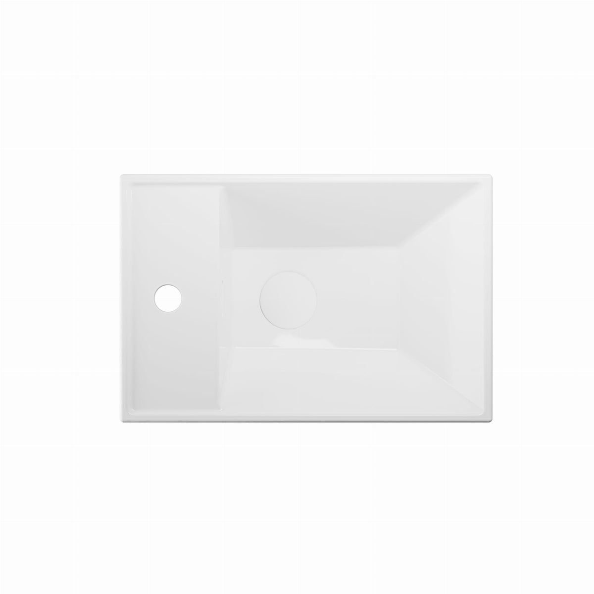 UMYWALKA WPUSZCZANA DOWNTOWN WHITE OD MOBI MCU036