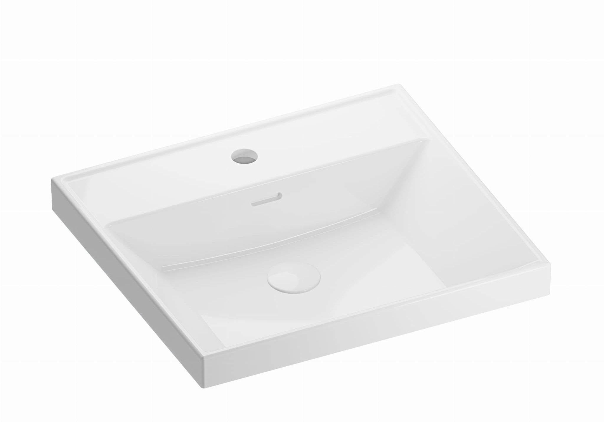 UMYWALKA WPUSZCZANA STUDY SQUARE WHITE OD MOBI MCU037