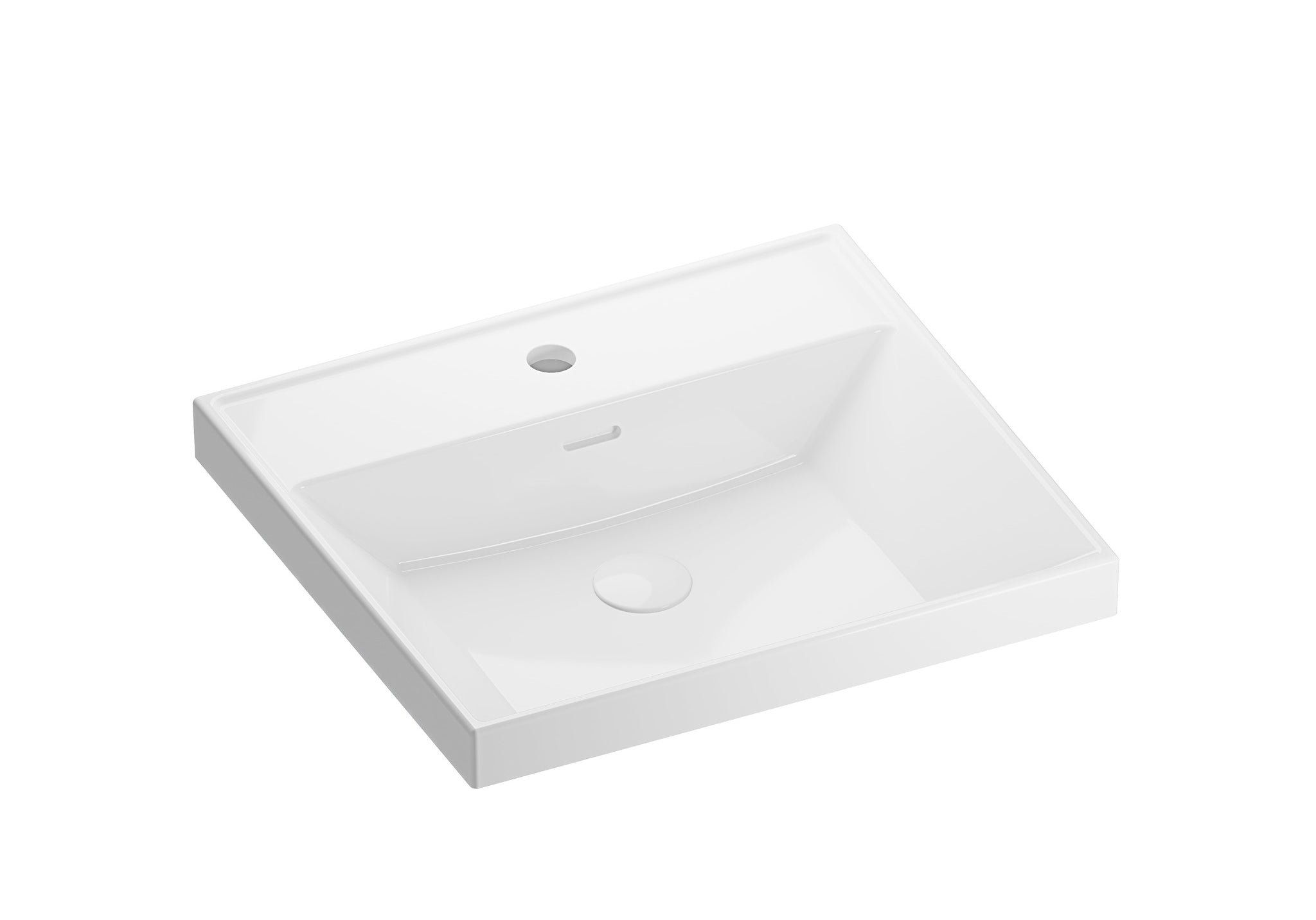 UMYWALKA WPUSZCZANA STUDY SQUARE WHITE OD MOBI MCU037