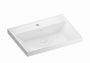 UMYWALKA WPUSZCZANA STUDY SQUARE WHITE OD MOBI MCU038