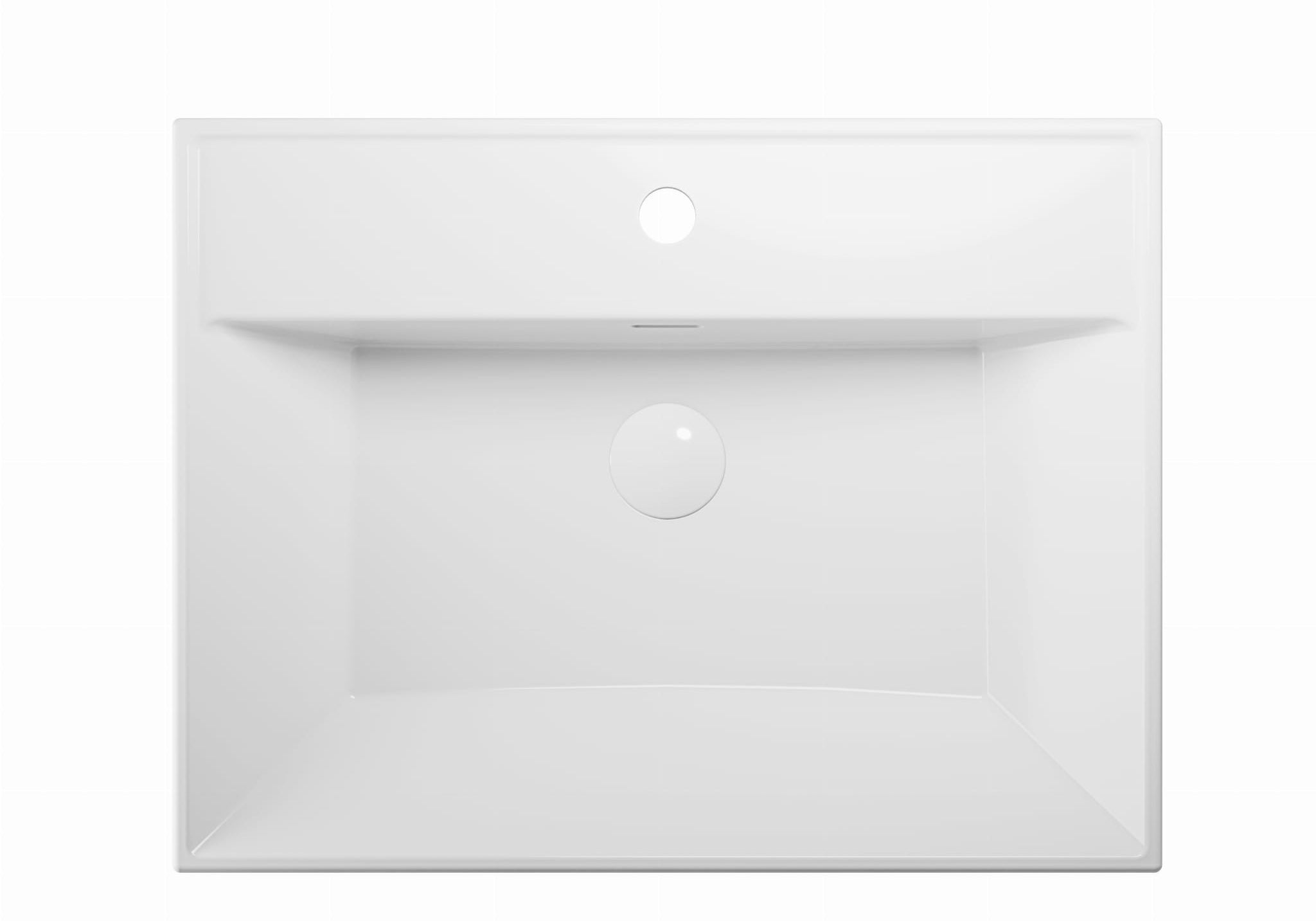 UMYWALKA WPUSZCZANA STUDY SQUARE WHITE OD MOBI MCU038